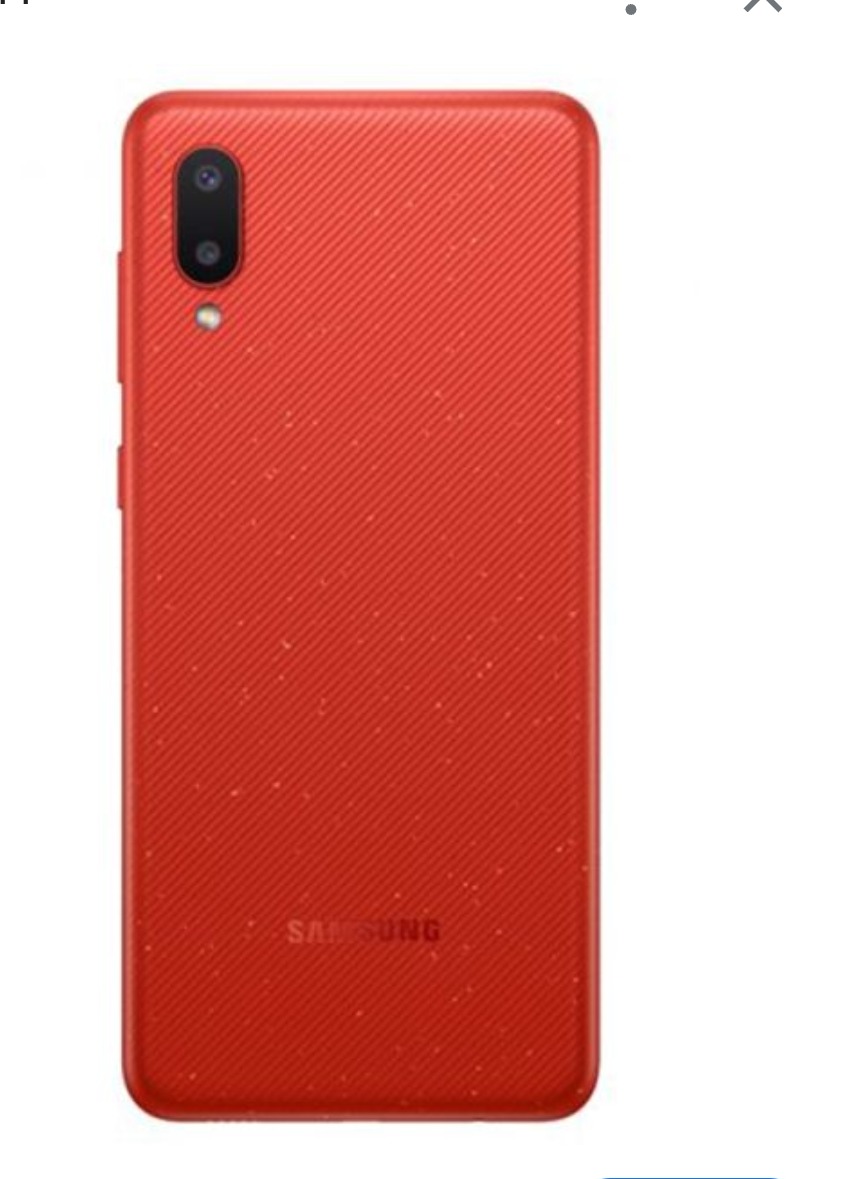 TAPA SAMSUNG A02 ROJO