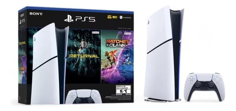 CONSOLA SONY PLAY 5 + 2 JUEGOS 1 TB
