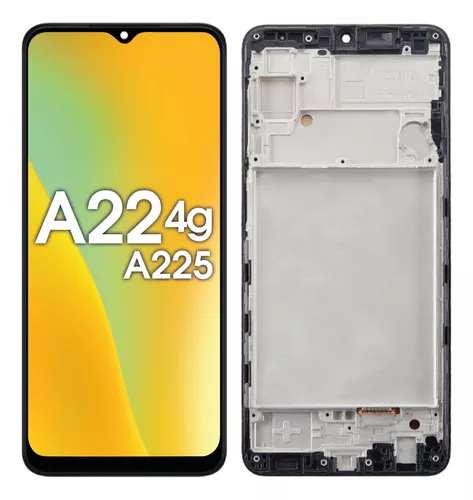 Modulo samsung a22 4g oled con marco 