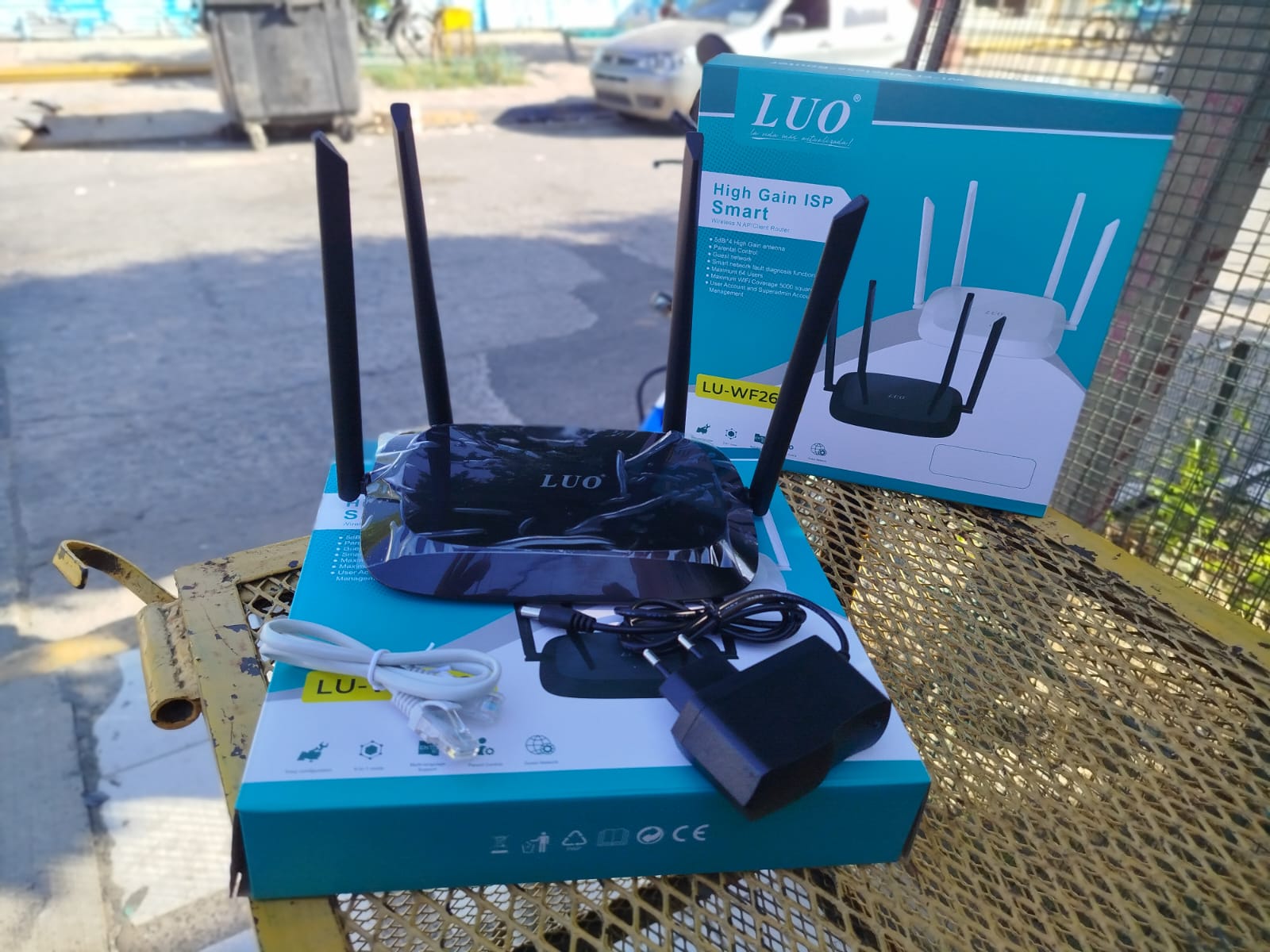 router LUO WF-2608 4 antenas