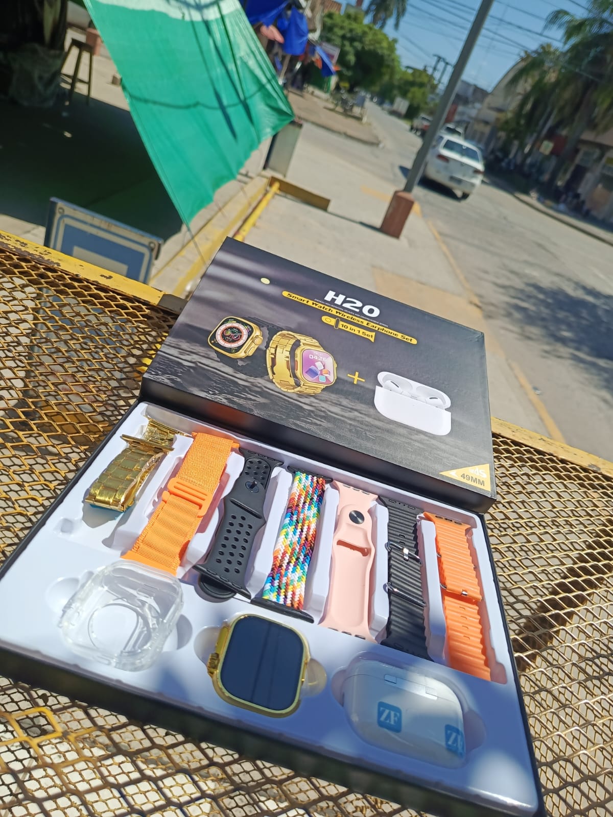 COMBO RELOJ SMART WATCH H20 + AURICULAR