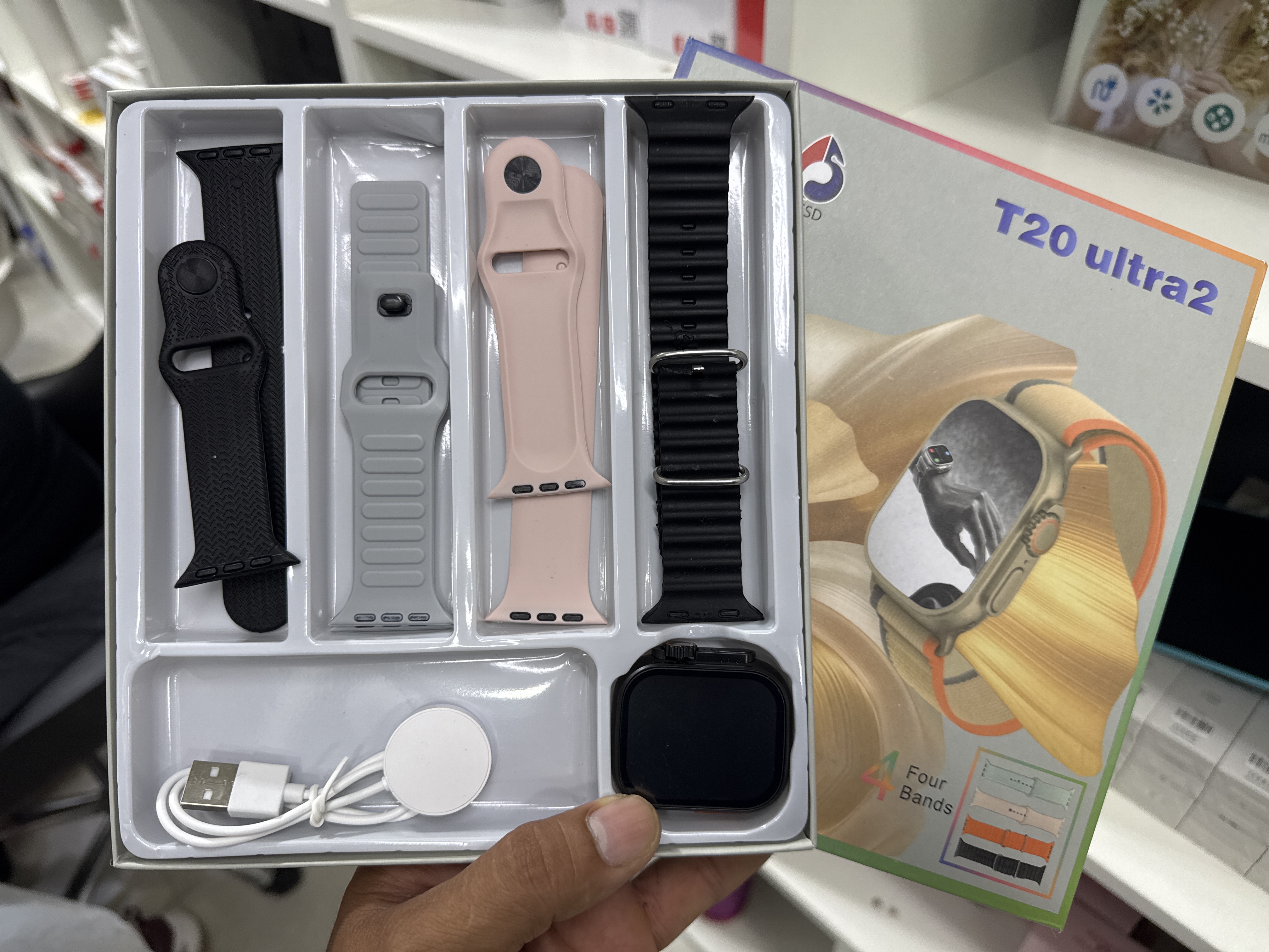combo RELOJ SMART WATCH  T20 4 EN 1 