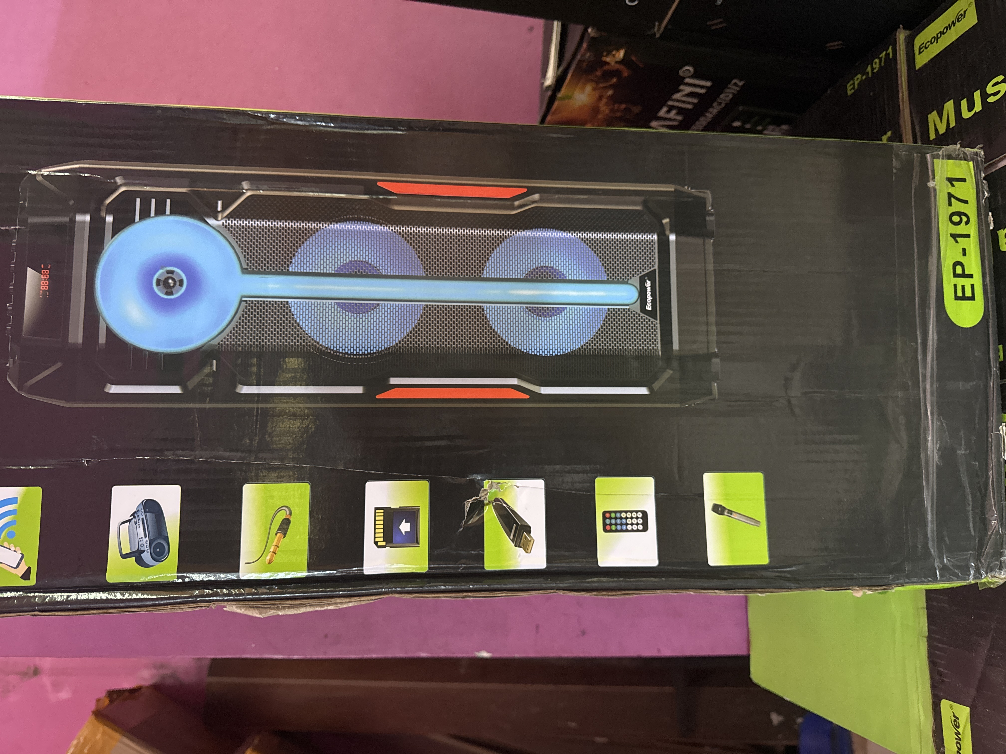 Parlante Ecopower EP-1971 8X2