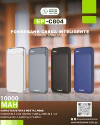 cargador portatil ECOPOWER 10000 mah C804