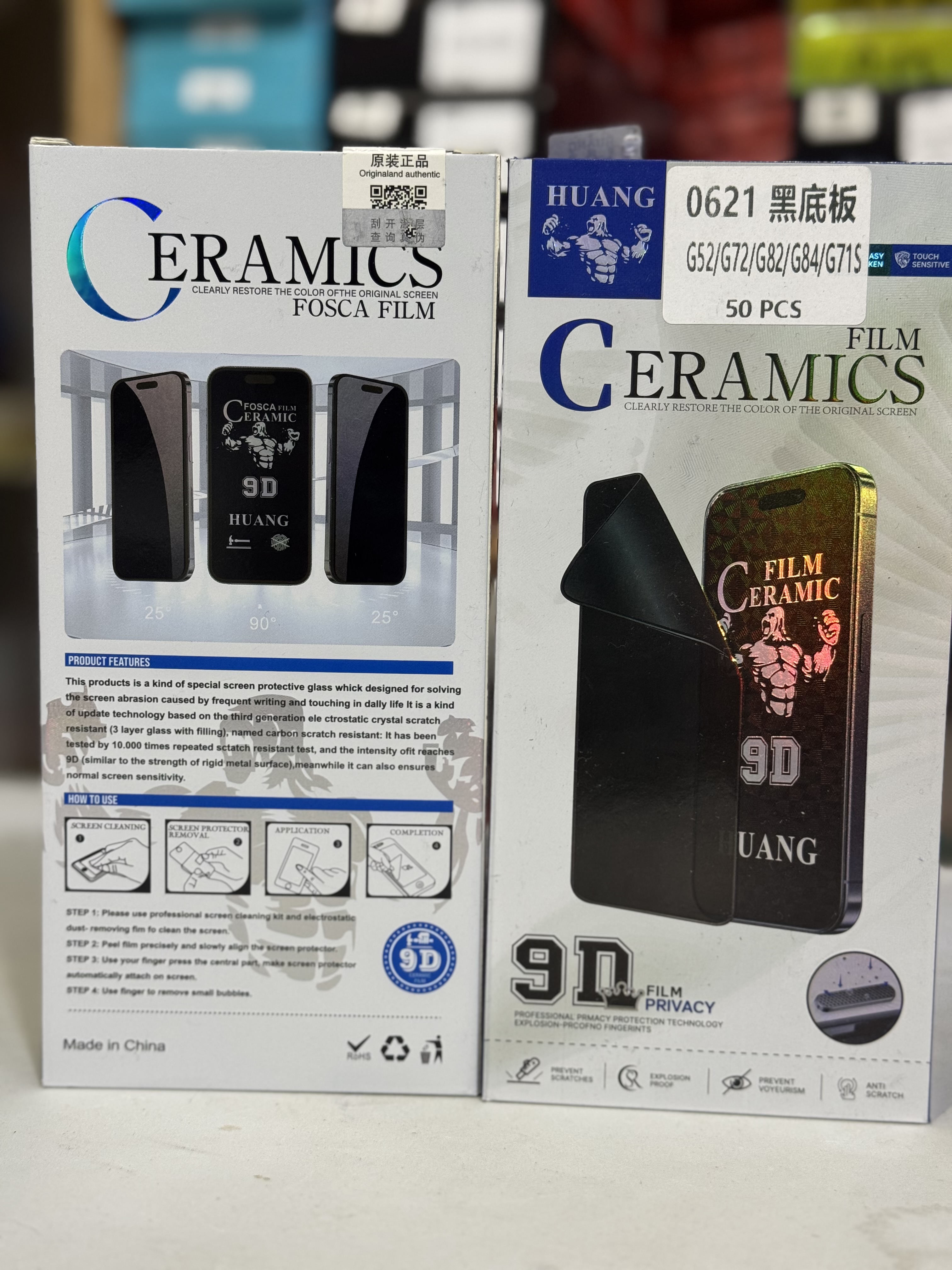 FILM CERAMICO ANTI ESPIA  MOTO G13 - G23 - G34 - G53