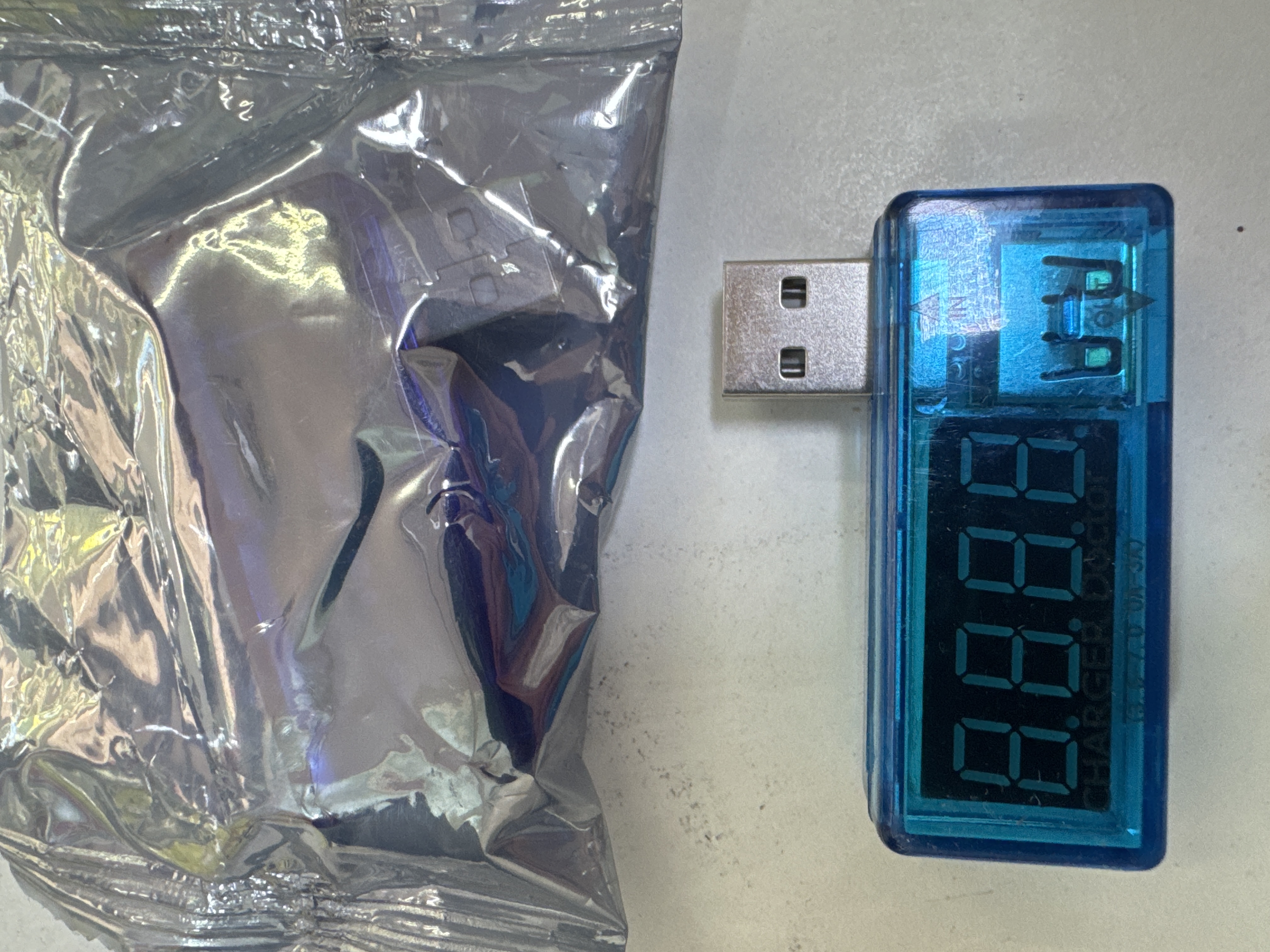 usb tester curva