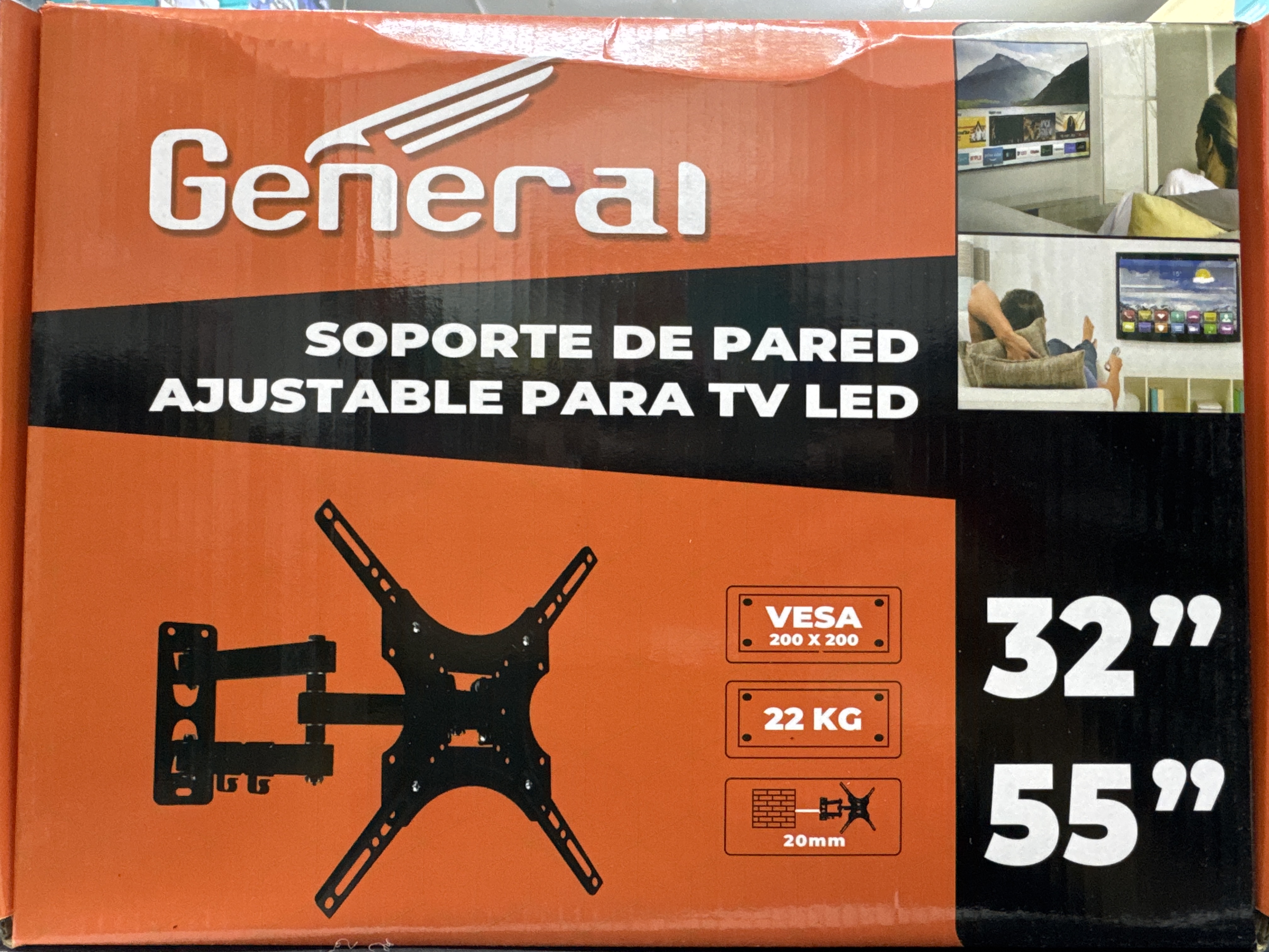 SOPORTE TV MOVIBLE 32-55