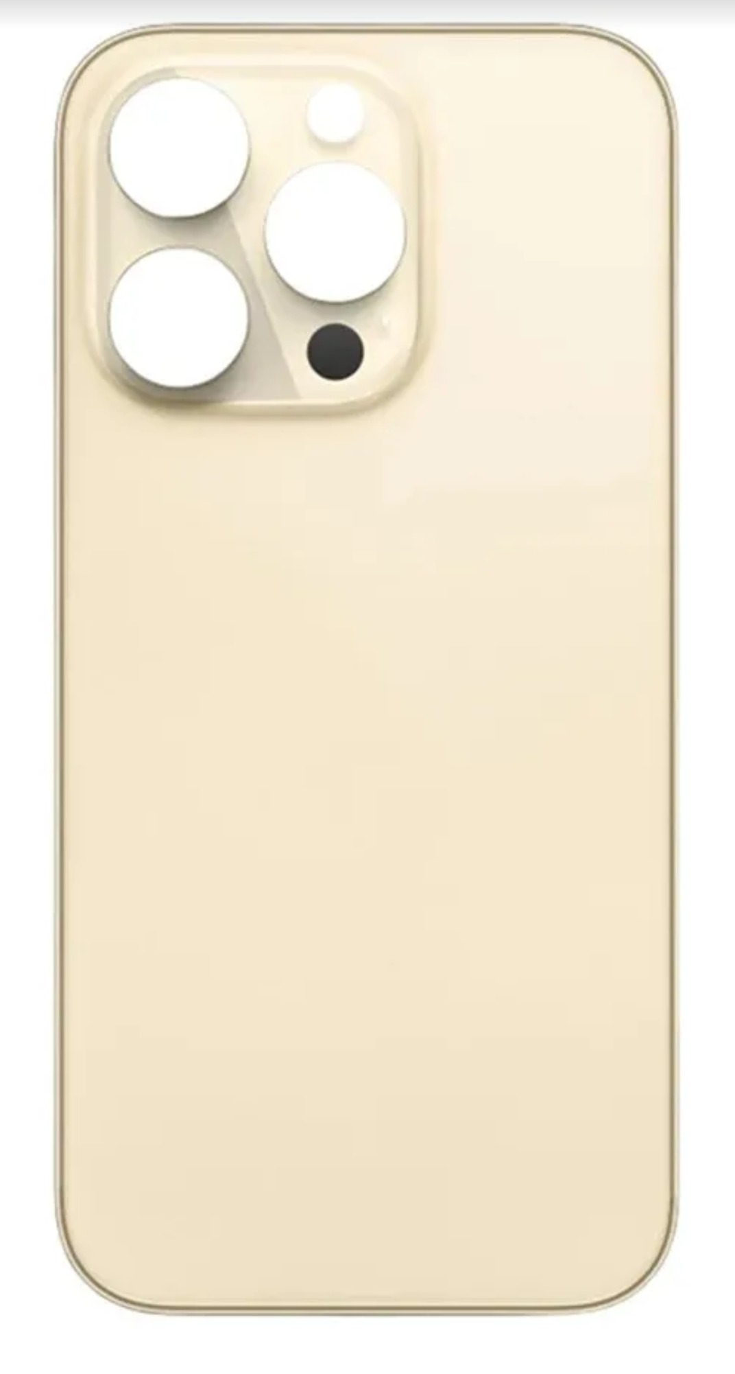 Tapa iphone 14 pro dorado 