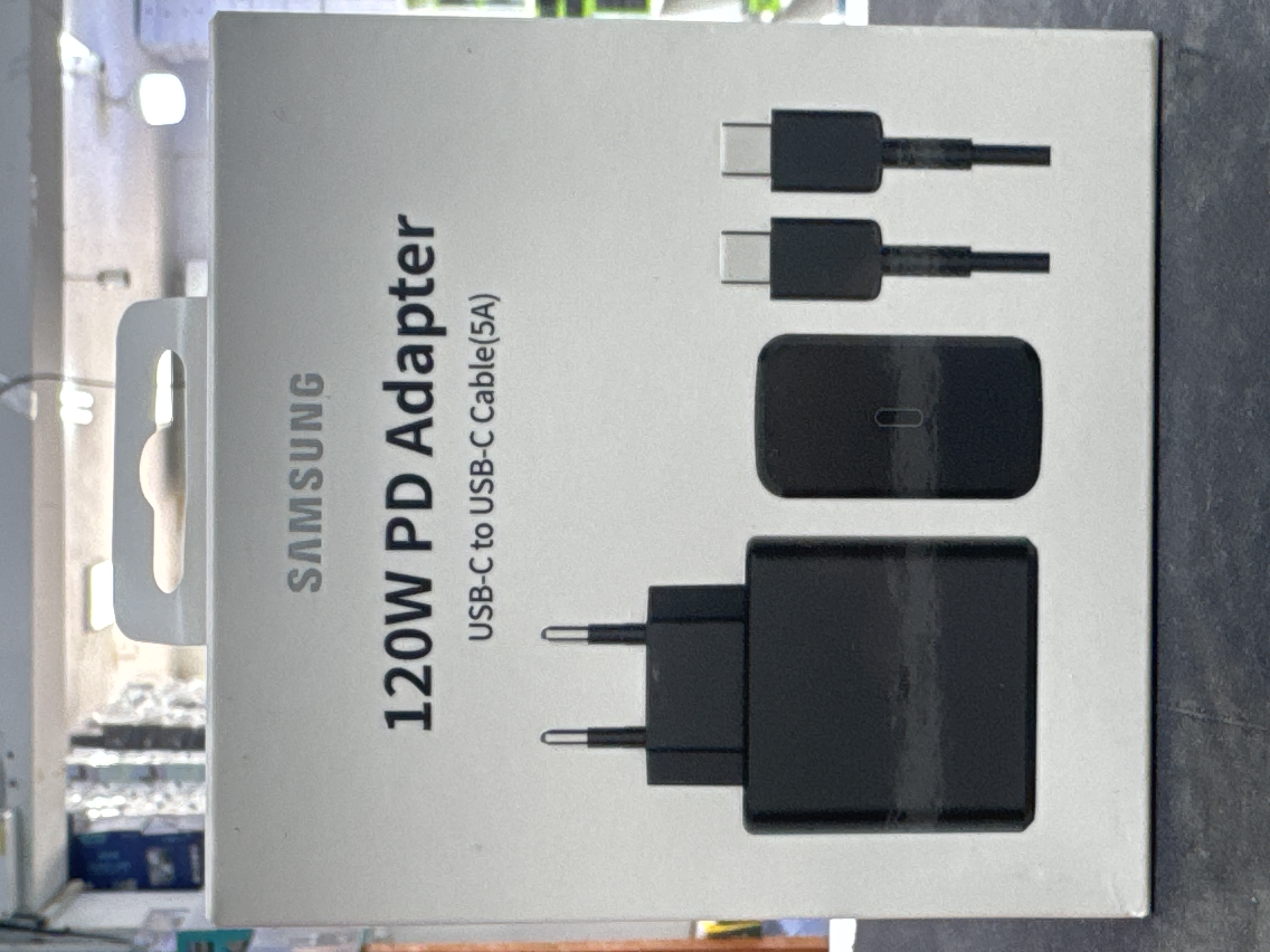 cabezal Samsung 120w + usb c 