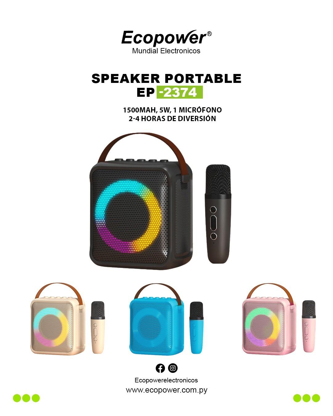 Parlante Ecopower Ep 2374