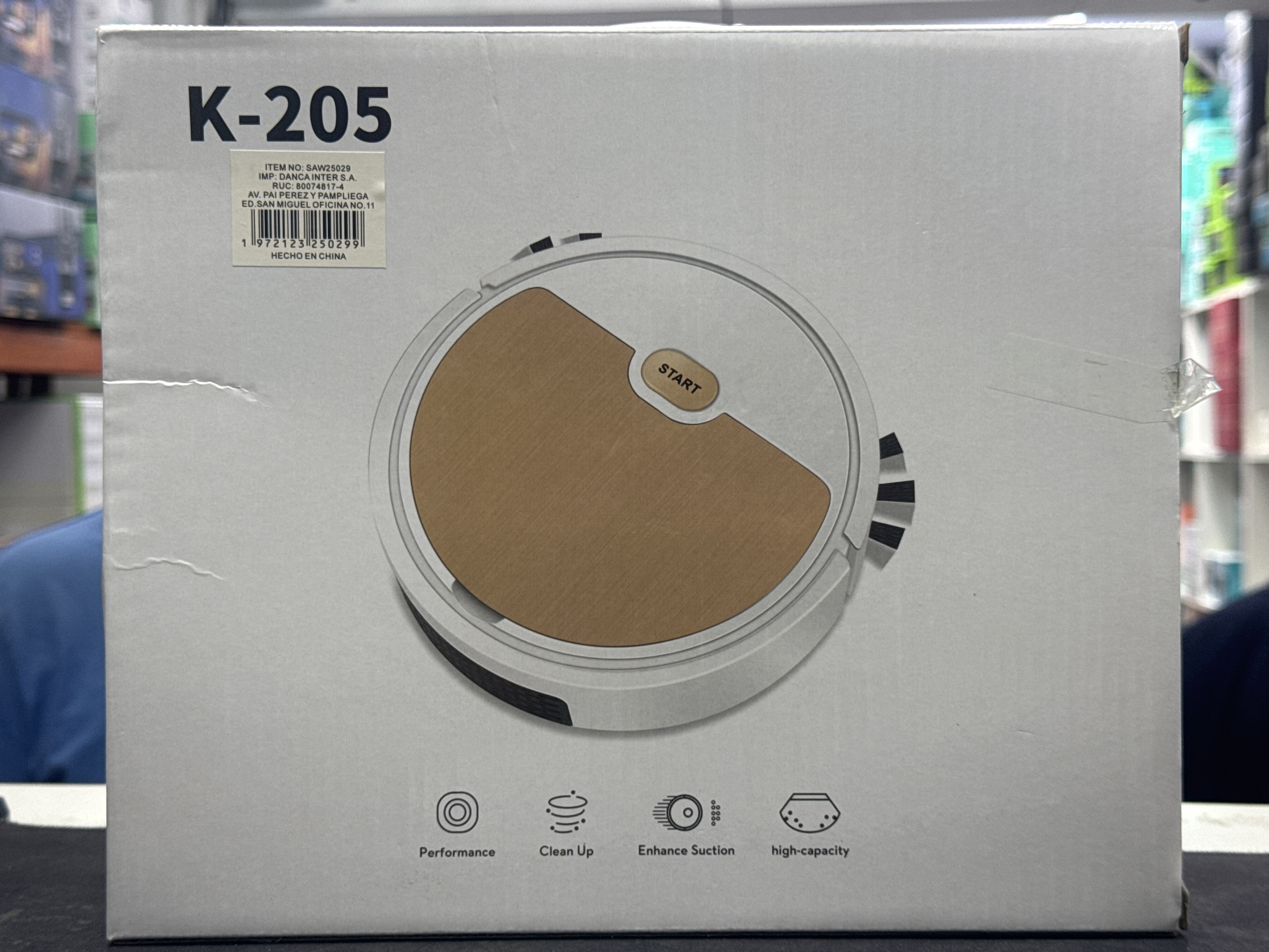 ASPIRADORA ROBOT K-205