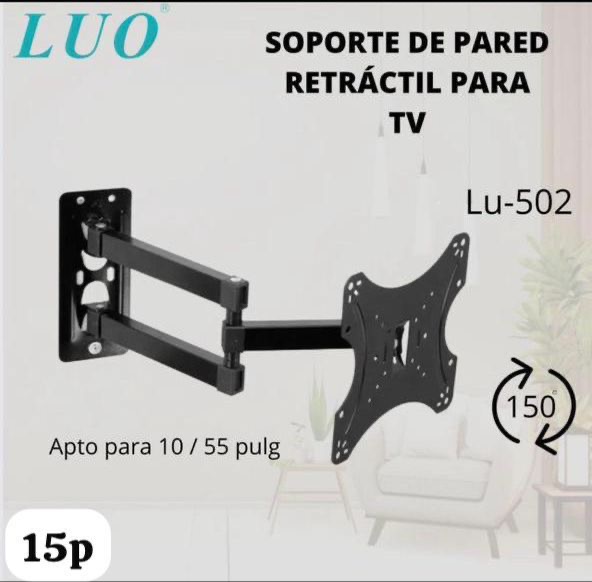 SOPORTE TV MOVIBLE  LUO 32-55  (LU-502)