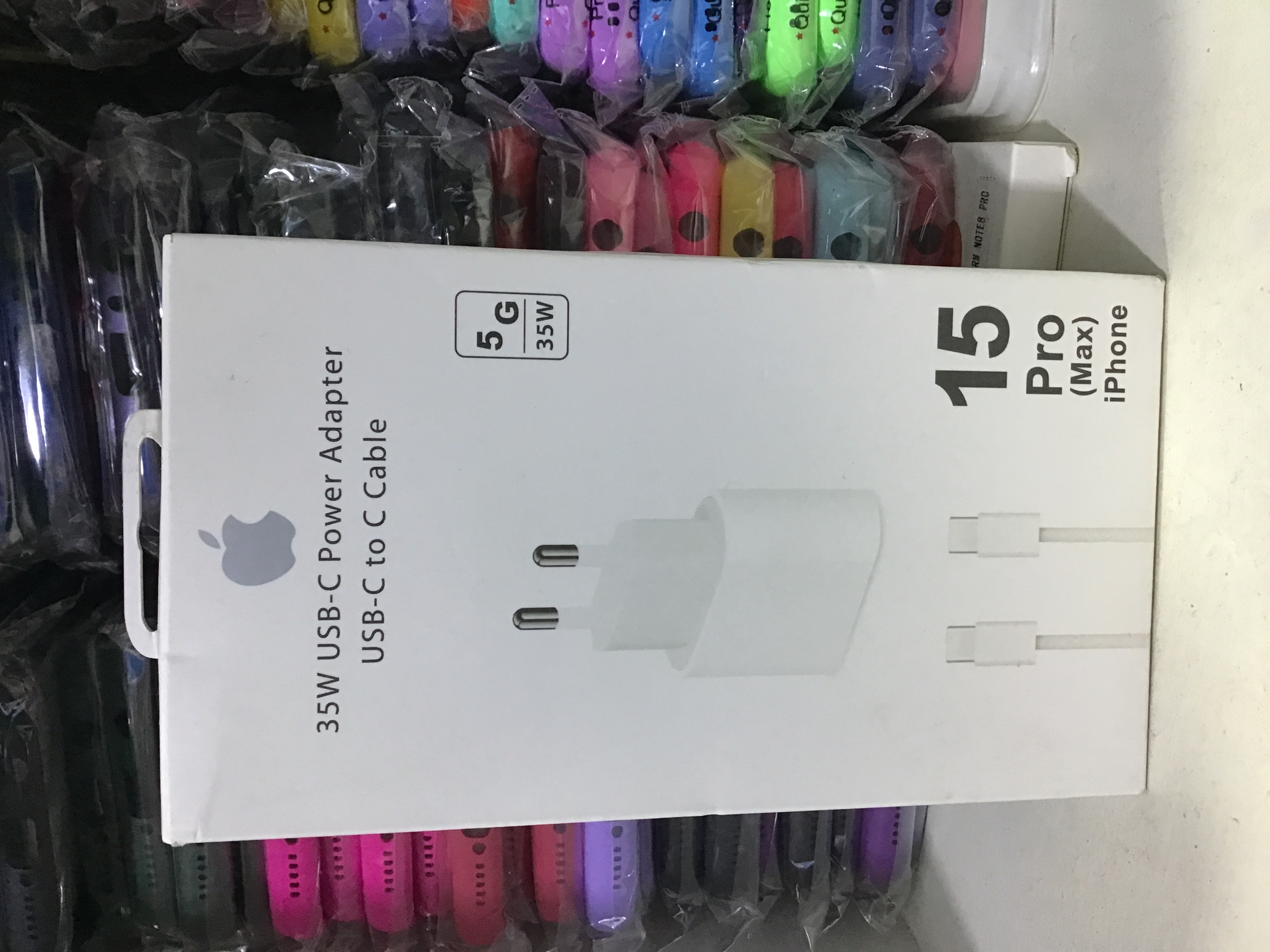 CABEZAL iphone usb C 35 w + USB C A USB C