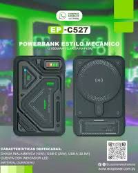 Cargador portatil ecopower 12000mah c527