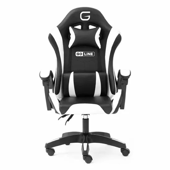 SILLA GAMER GOLINE (blanco/negro)