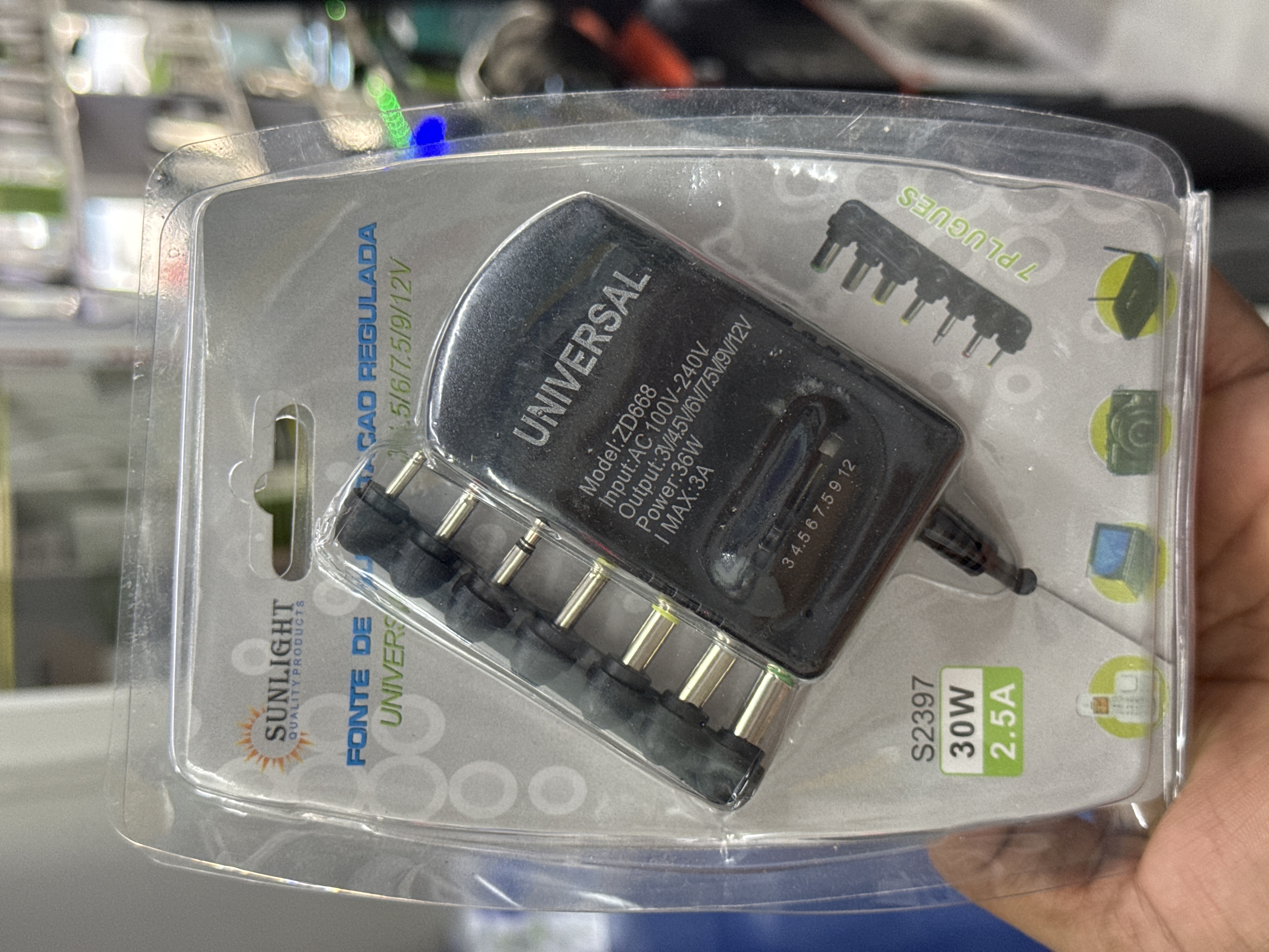CARGADOR DE NOTEBOOK SUNLIGHT S2397 