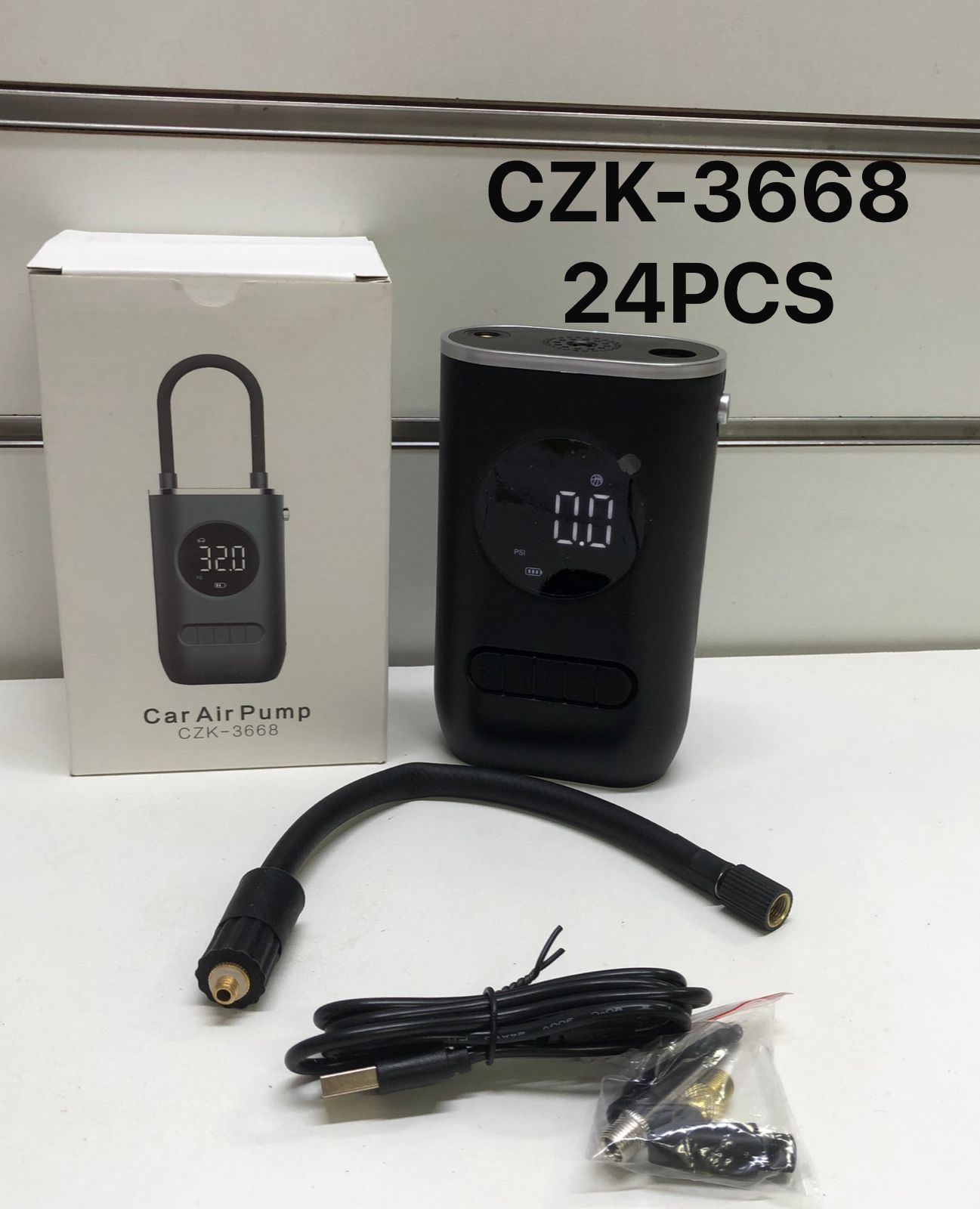 COMPRESOR DE AIRE PORTATIL 12v czk- 3668