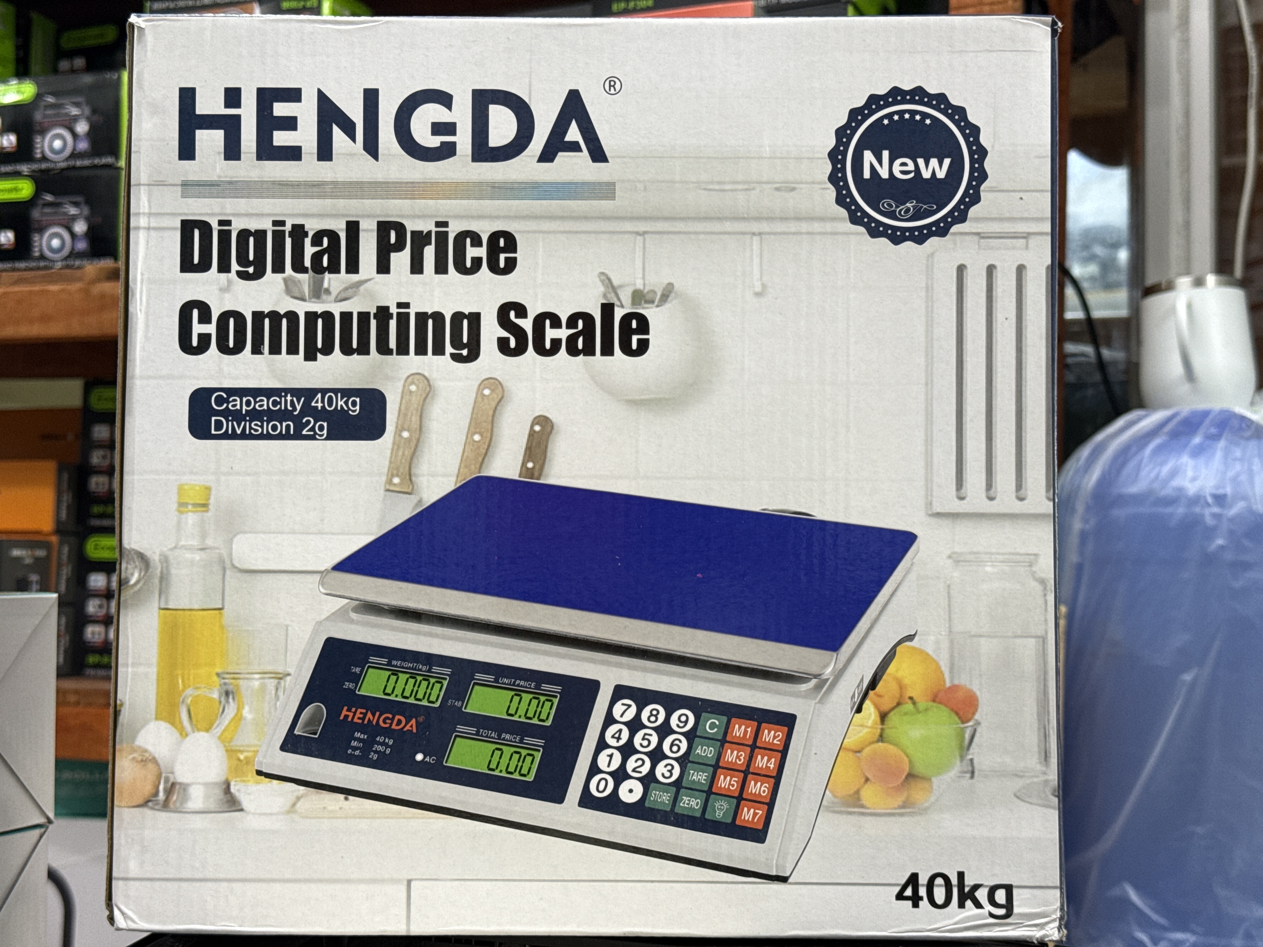 BALANZA GRANDE HENGDA DE 40 KG