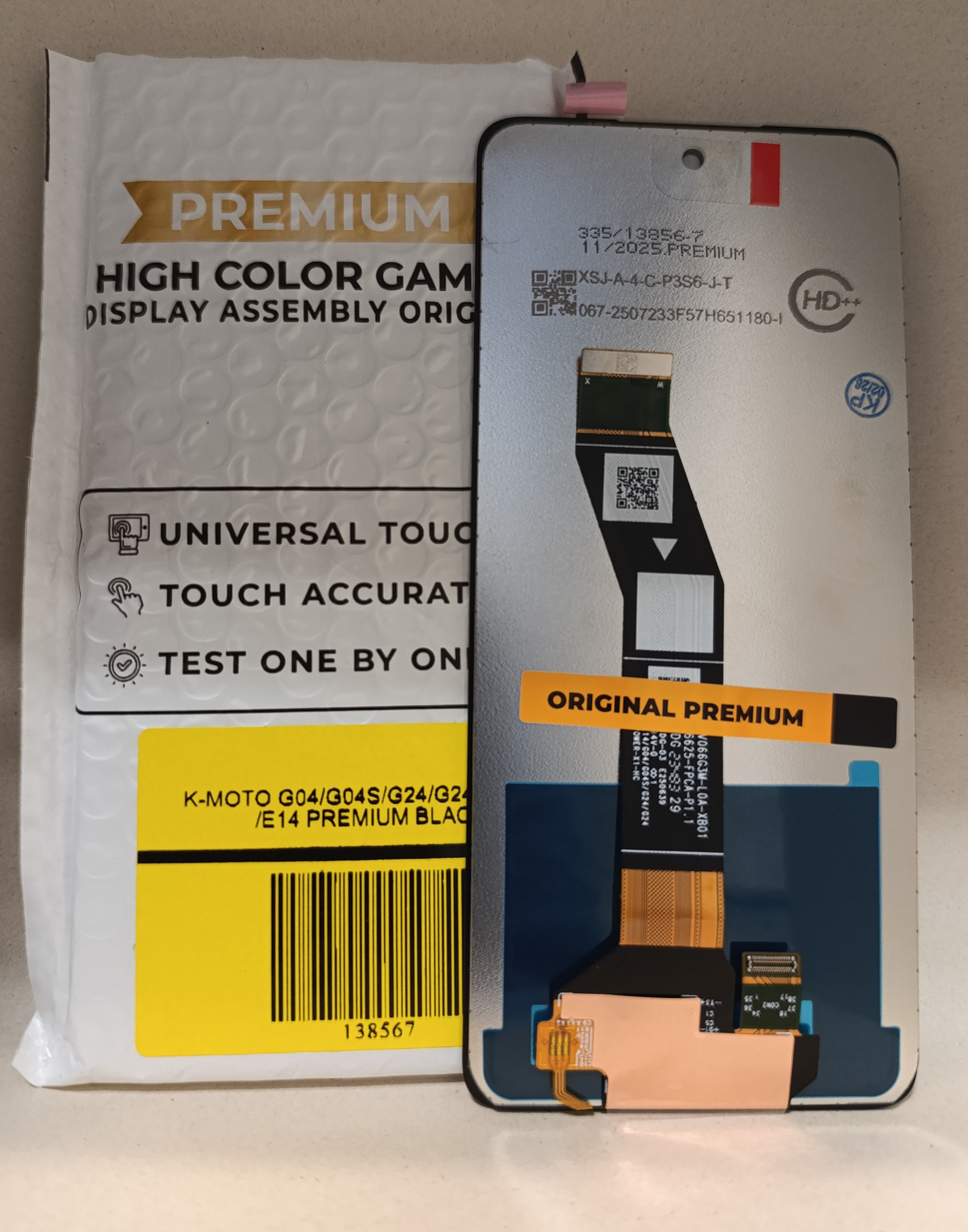 MODULO MOTOROLA G04/G04S/G24/G24 POWER/E14 PREMIUM