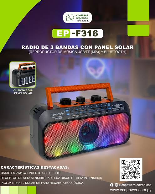 Radio ecopower f316