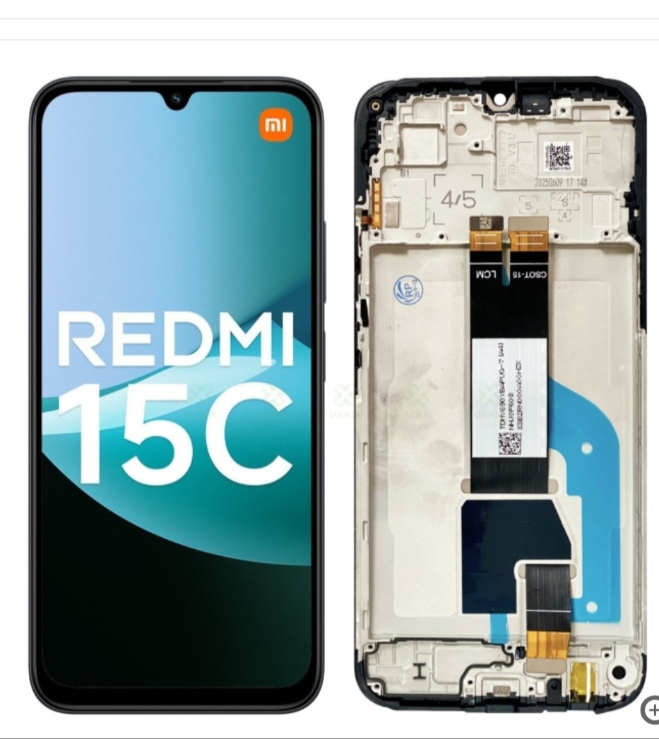 Modulo redmi 15c original con marco