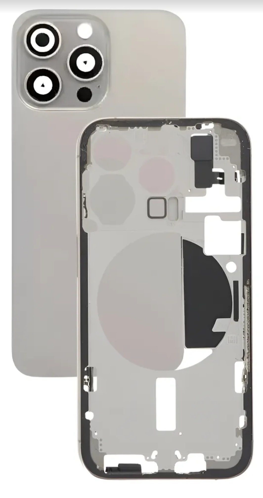 CARCASA IPHONE 15 PRO MAX TITANIUM C/CHIP