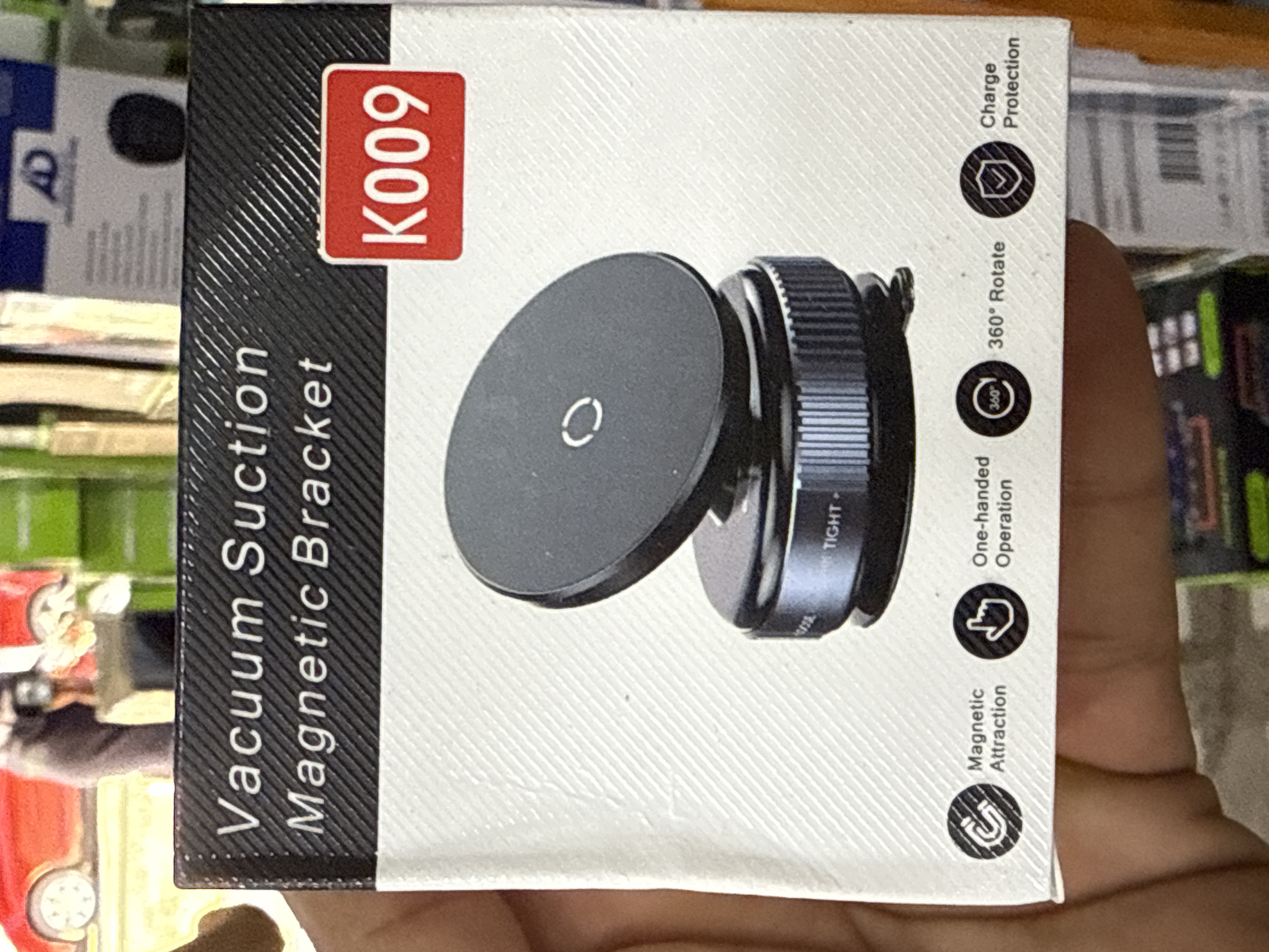 SOPORTE PARA AUTO CORTO MAGNETICO K009