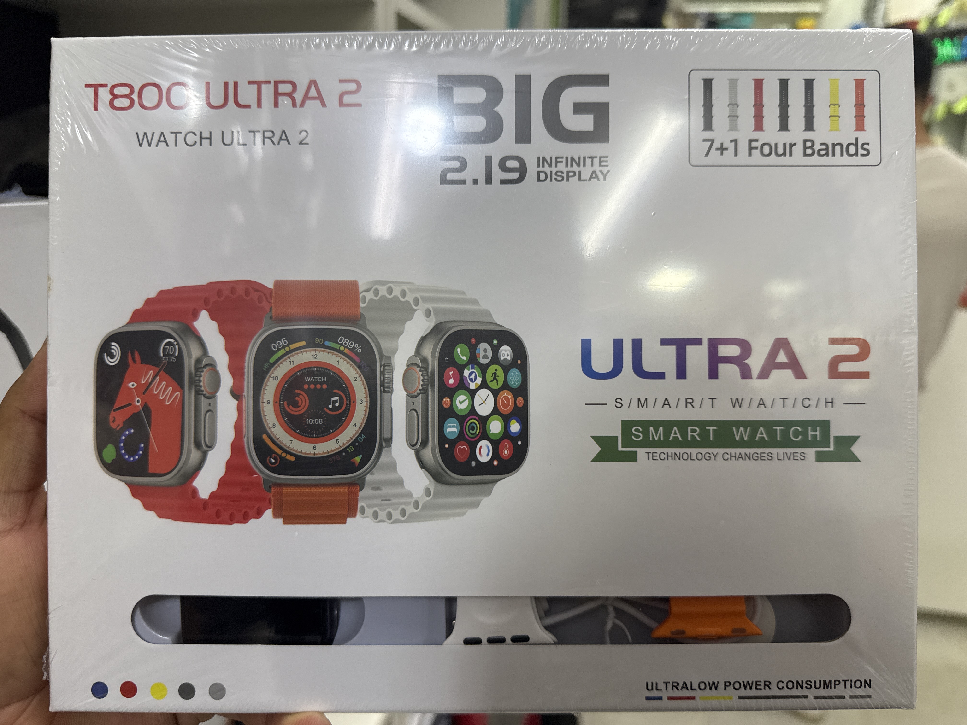 COMBO RELOJ SMART WATCH T800 ULTRA 2