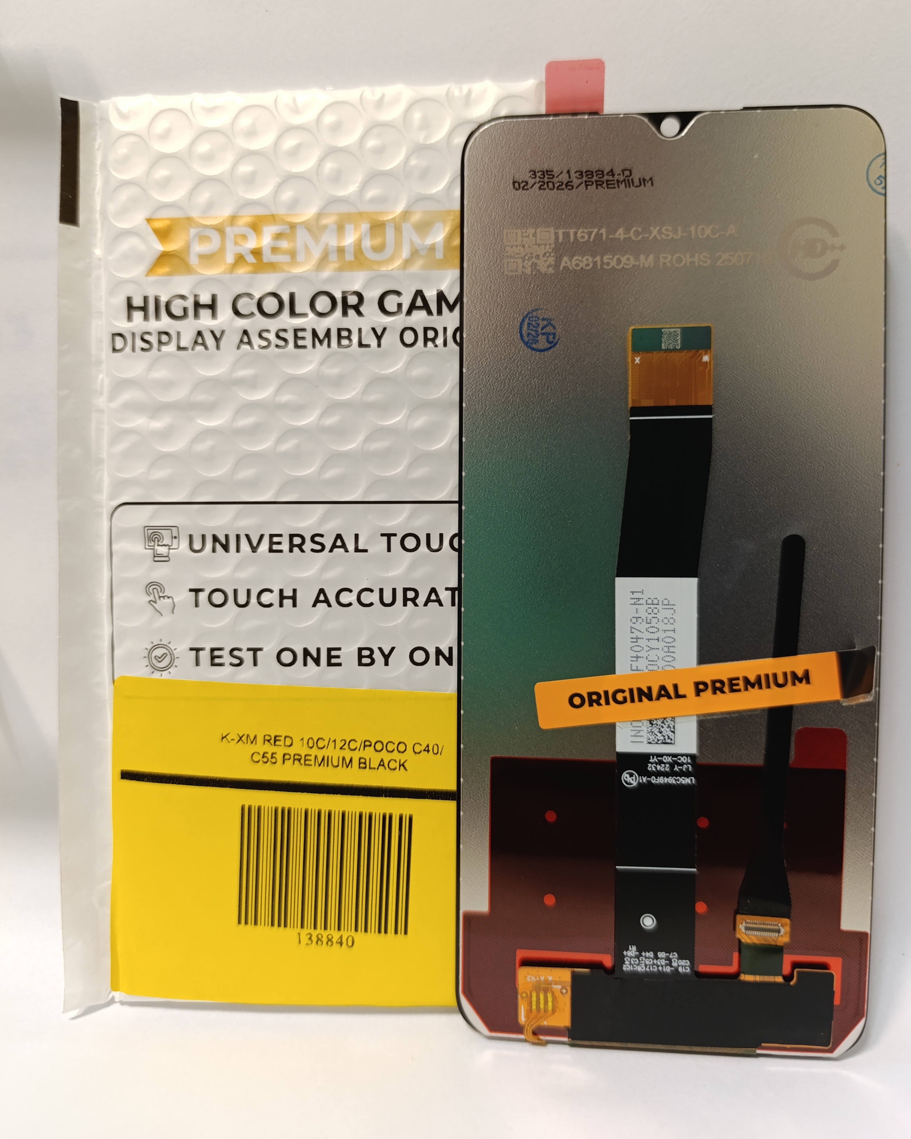 Modulo redmi 10c/12c/ poco c40 / c55 premium 