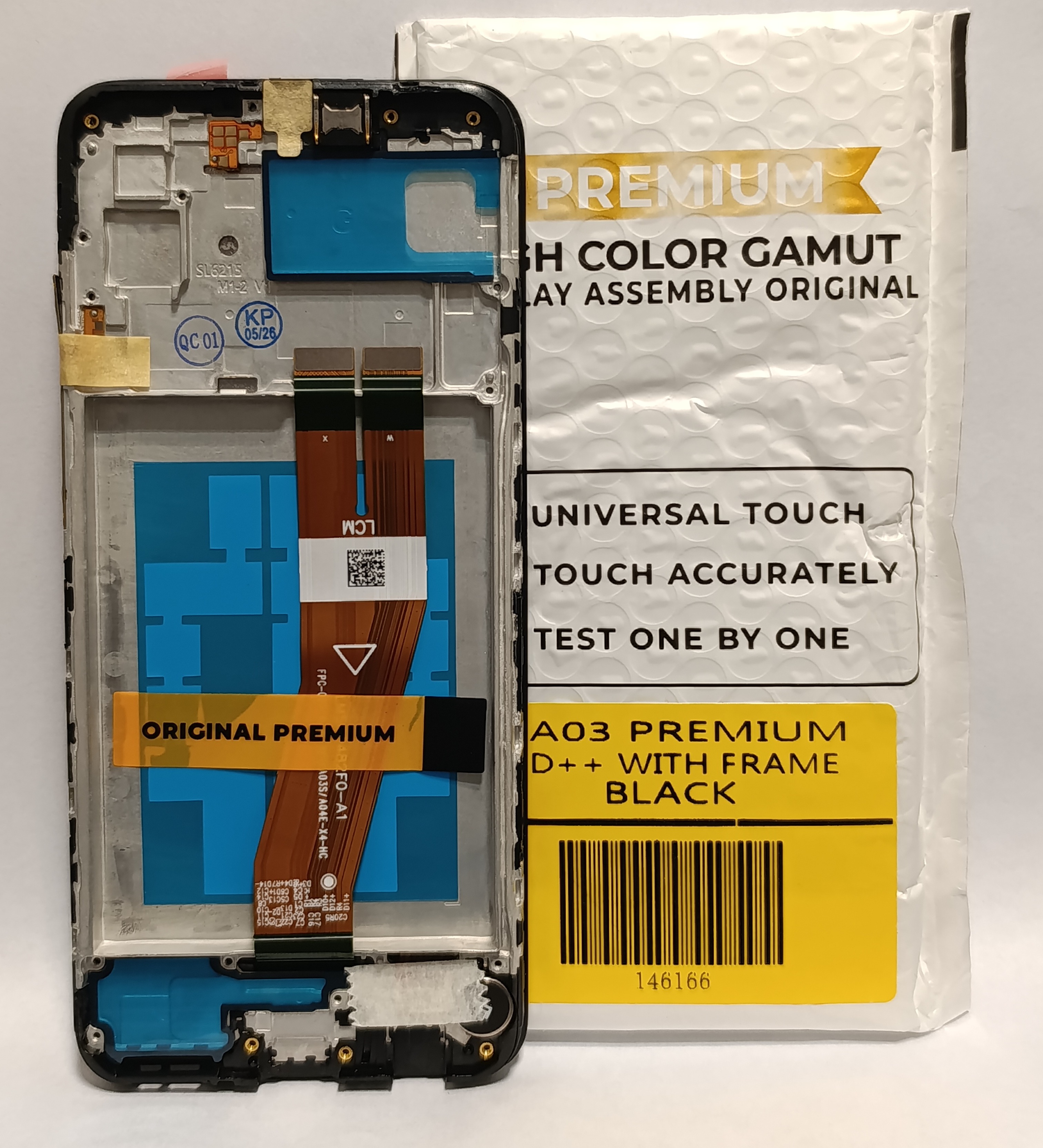 Modulo samsung a03 premium con marco