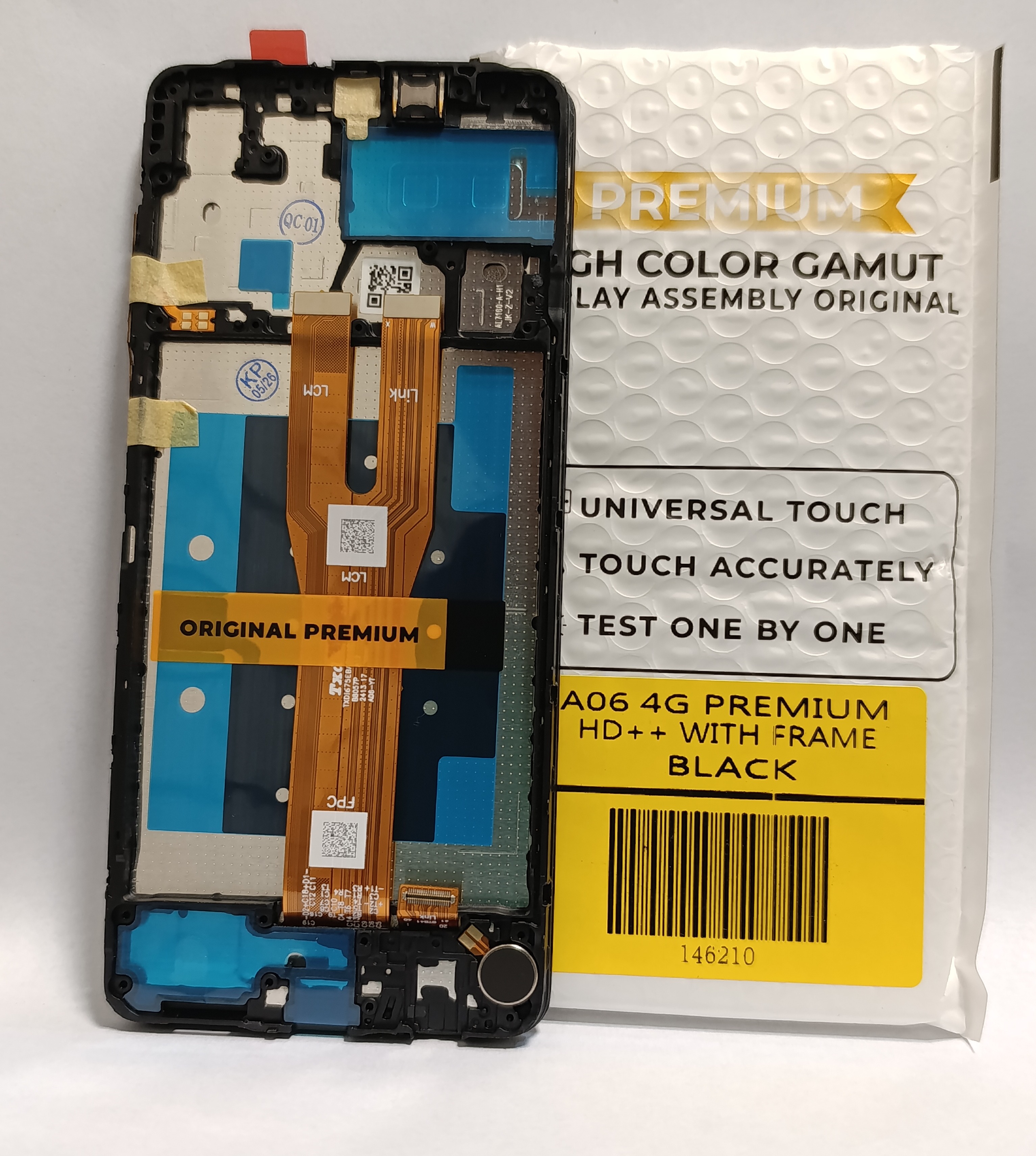 Modulo samsung a06 premium con marco
