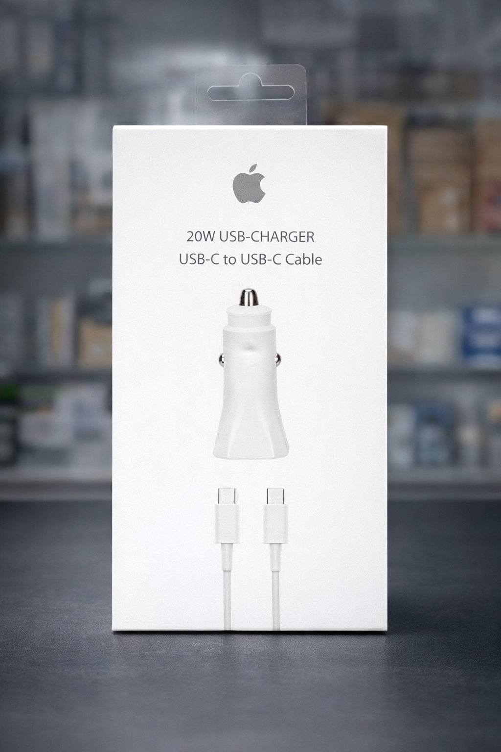 CARGADOR PARA AUTO APPLE 20W + CABLE C A C