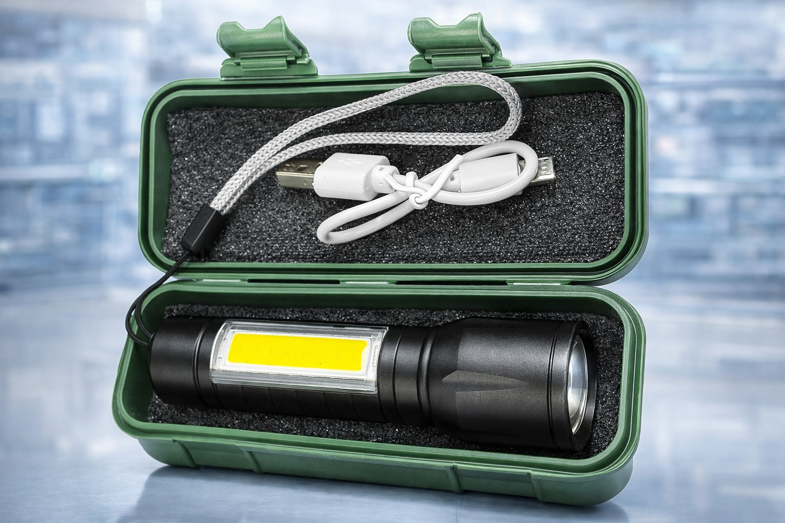 Linterna de Mano Negro 535B