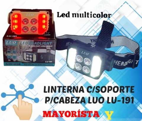 LINTERNA MINERA LUO  MULTIFUNCION ( LU -191 )