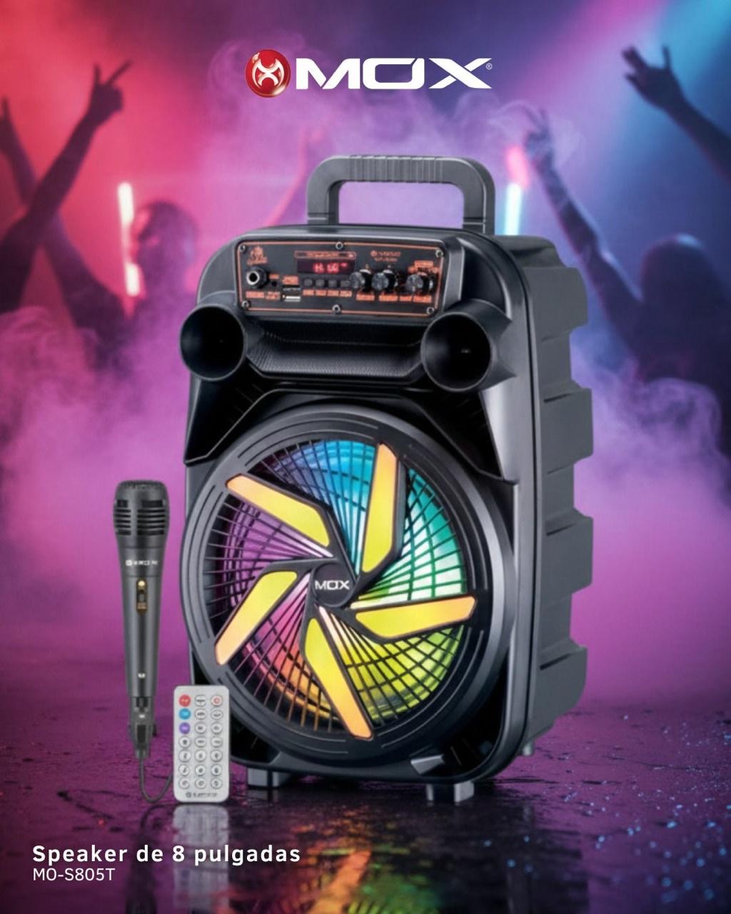 Parlante Mox  8 pulgadas 