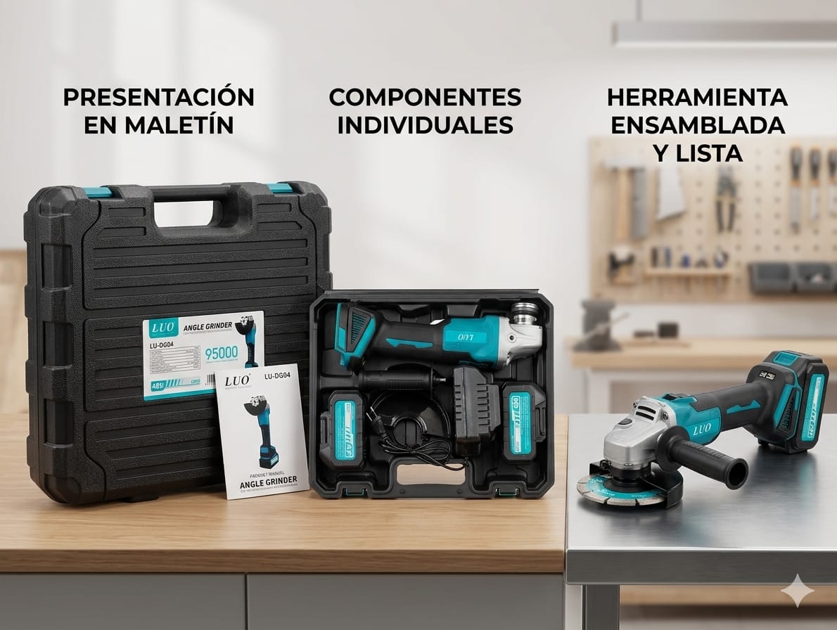 Amoladora portatil Luo  (lu-Dg04)