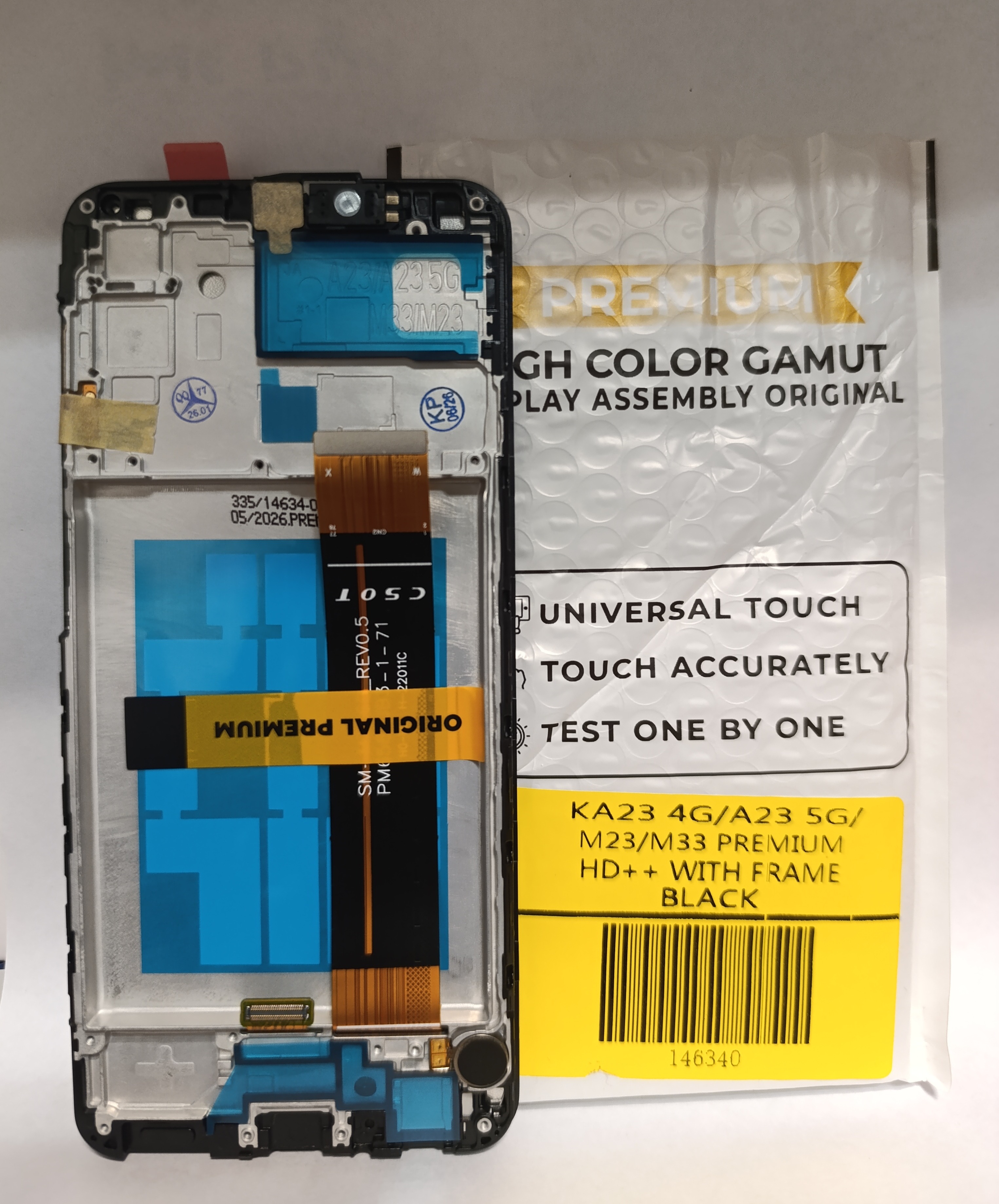 modulo samsung a23 4g/ 5g  m336 premium con marco