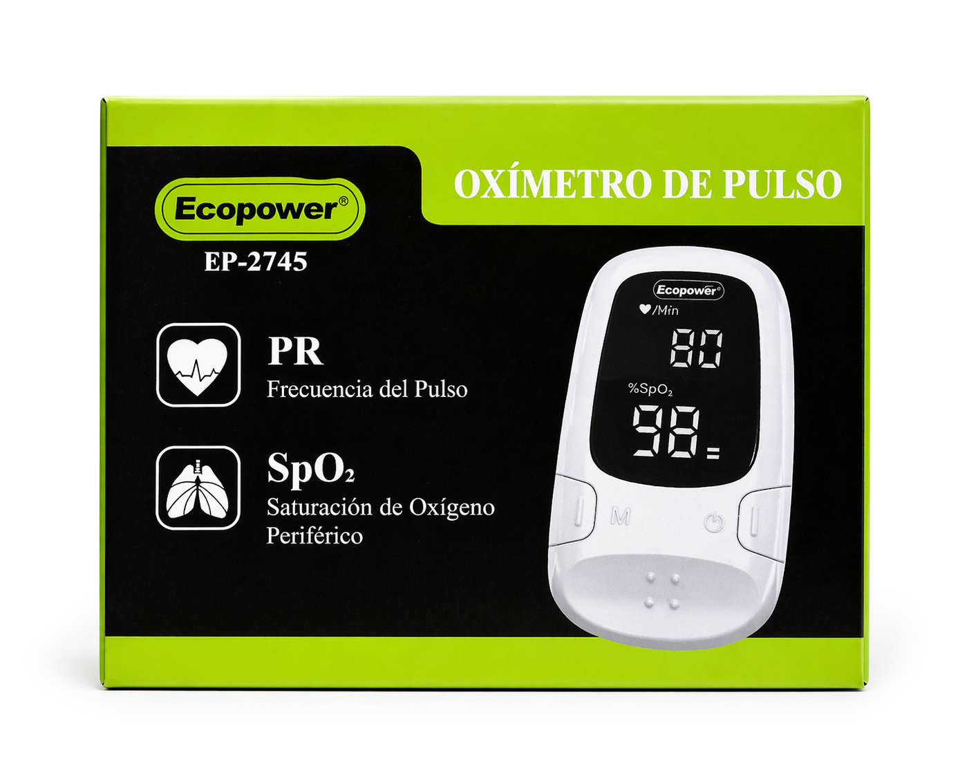 Oximetro de pulso Ecopower ( ep - 2745 )