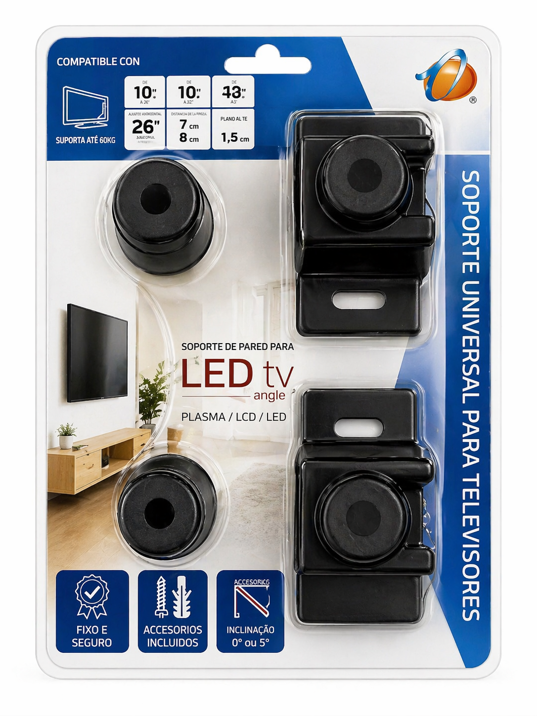 Soporte tv fijo 75-80 (grande)