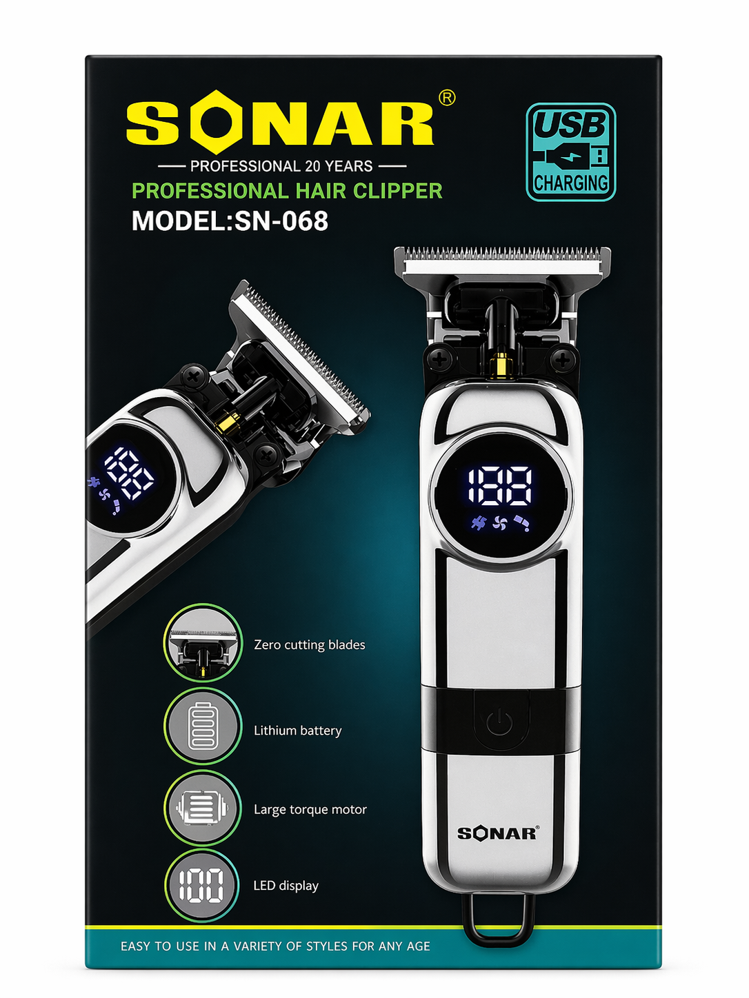 Corta pelo sonar 068