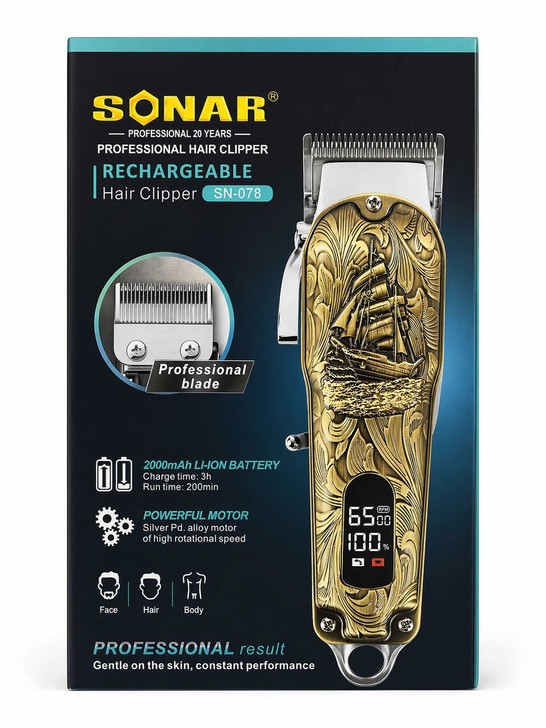 Corta pelo sonar 078