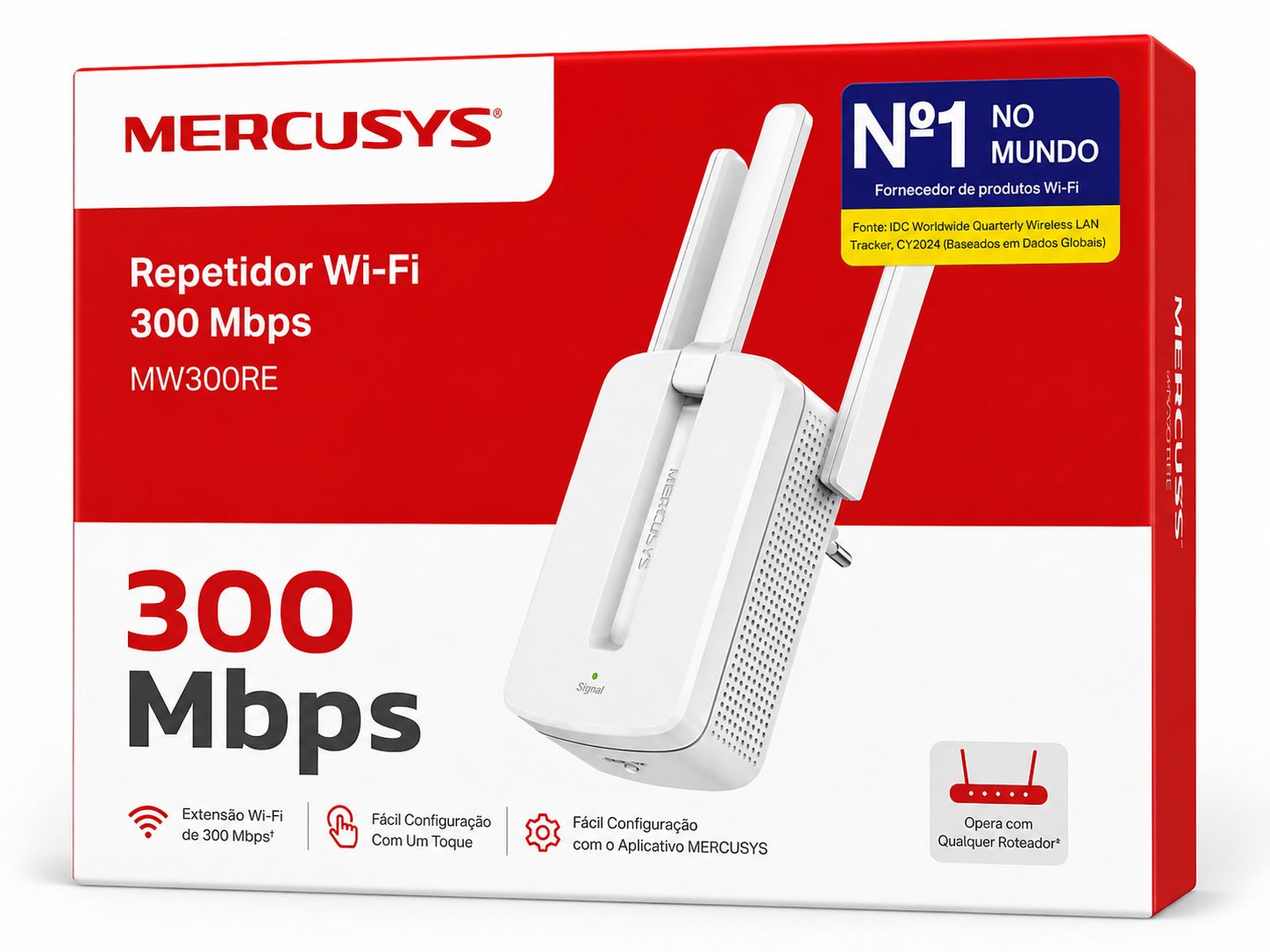 Repetidor wifi Mercusys 300mbps (mw300re)
