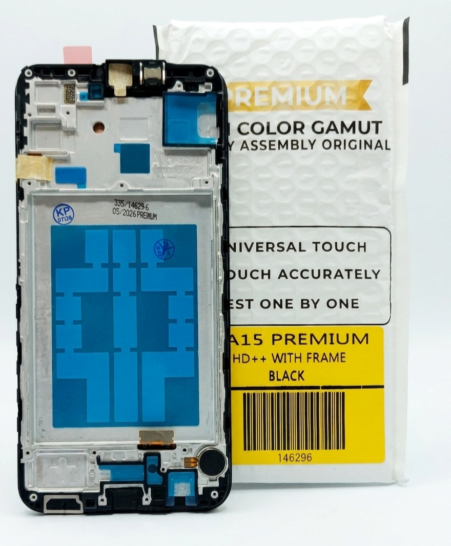 modulo Samsung a15 premium con marco