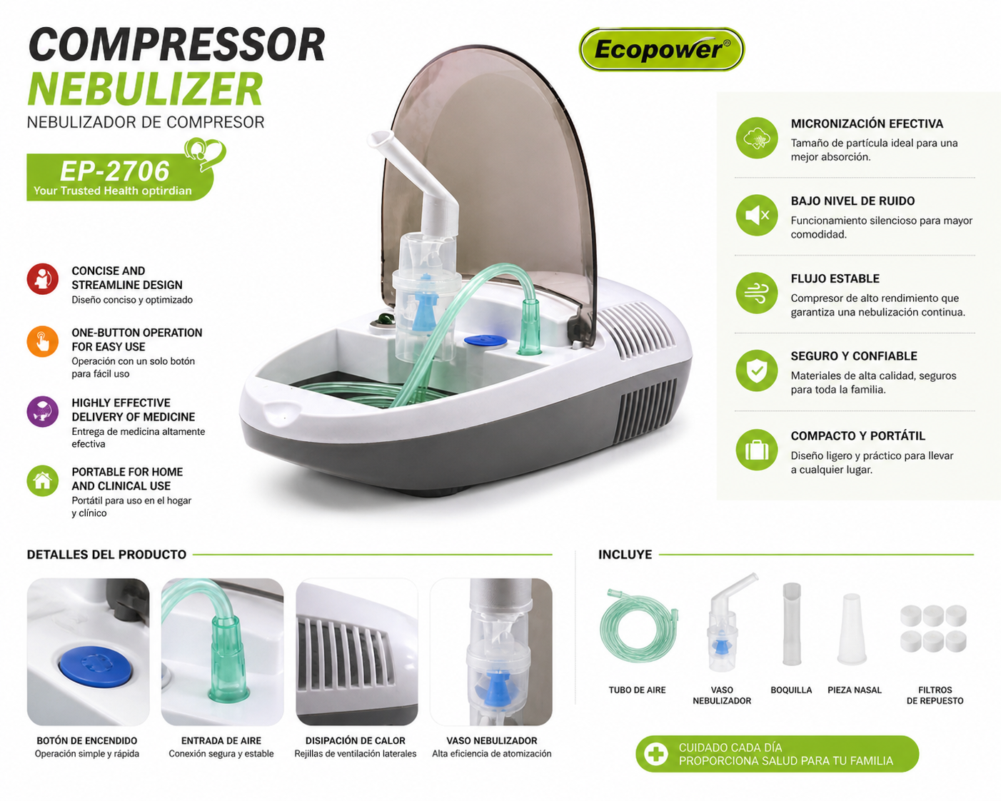 Nebulizador Grande Ecopower (ep 2706)