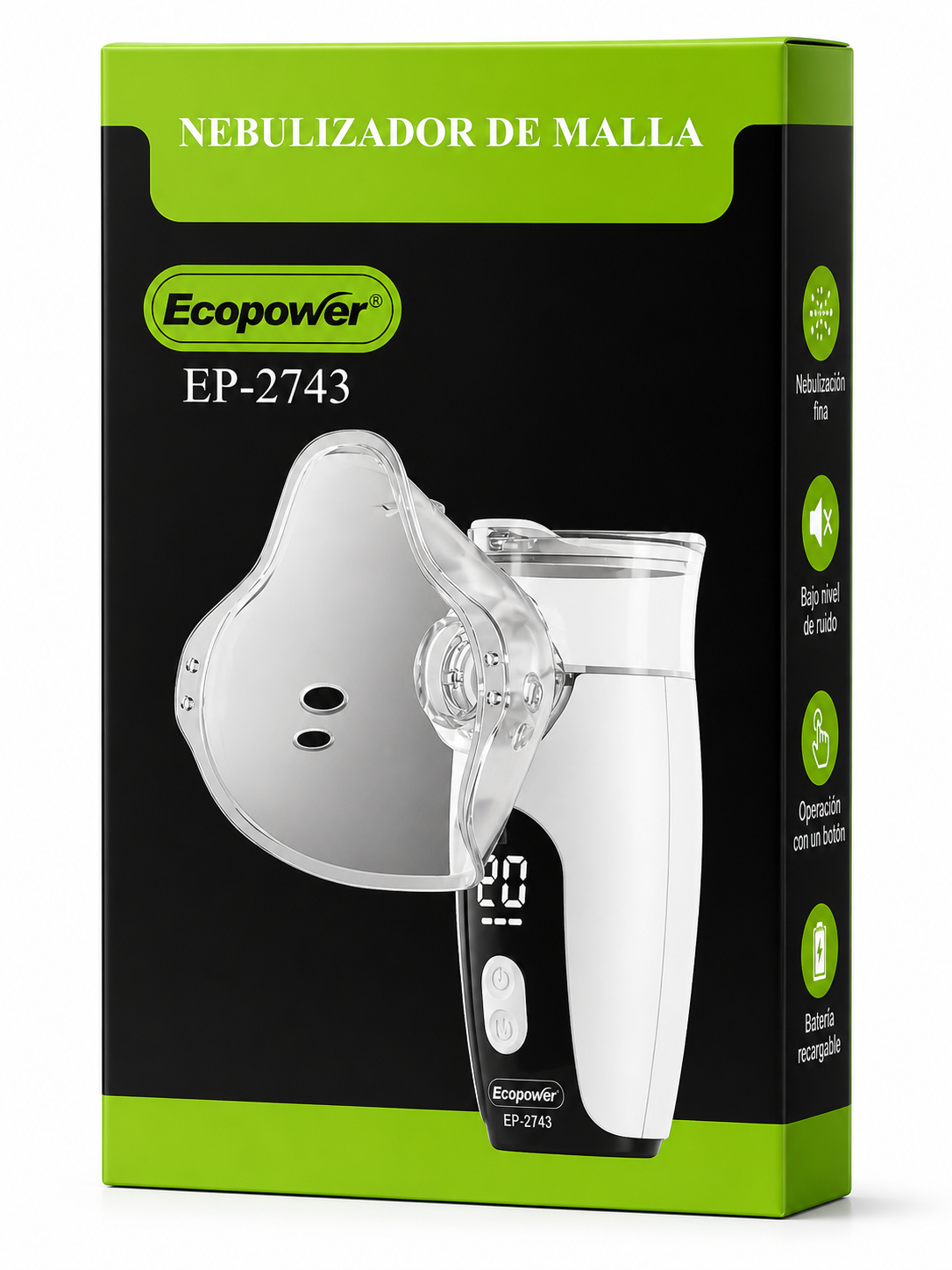 Mini nebulizador Ecopower (ep 2743)