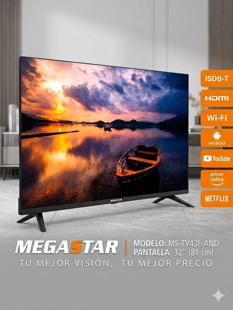 Smart tv Megastar 32' 