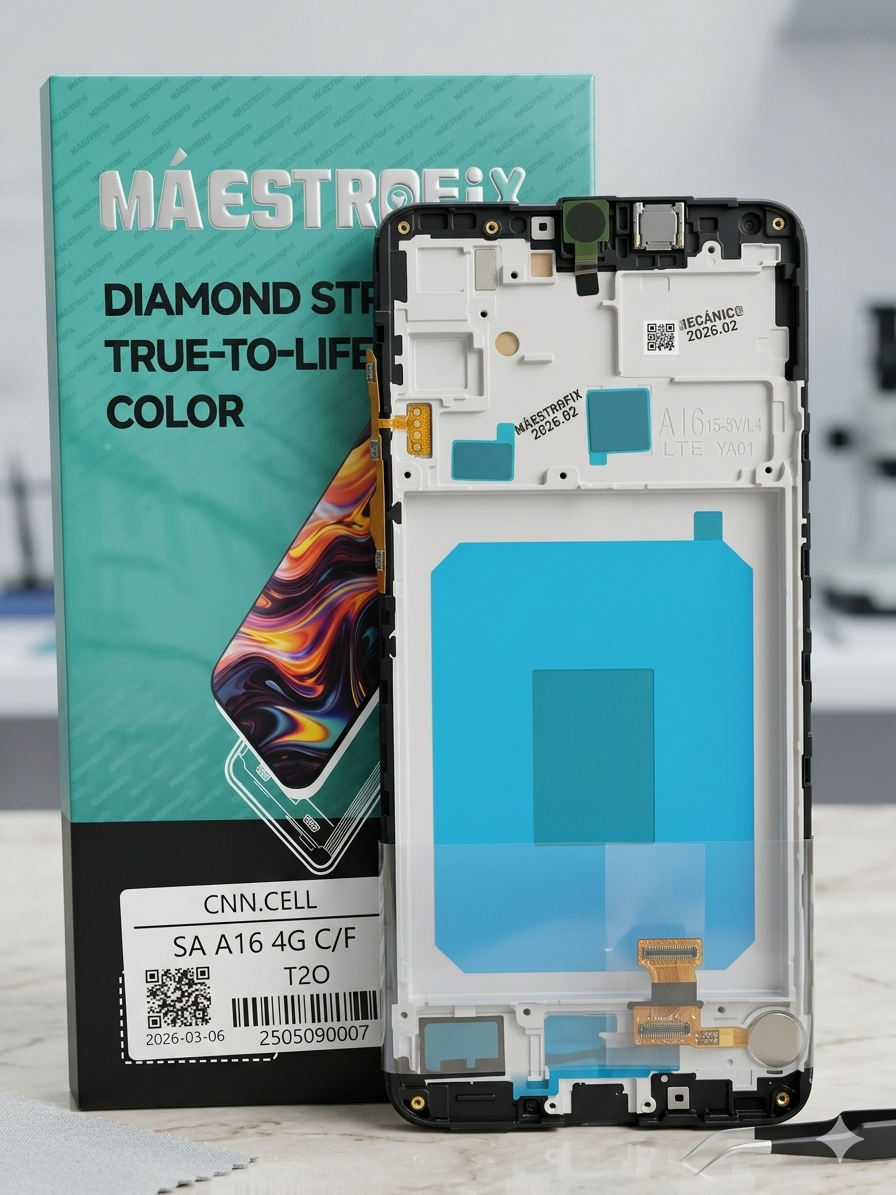 modulo samsung a16 maestrofix con marco