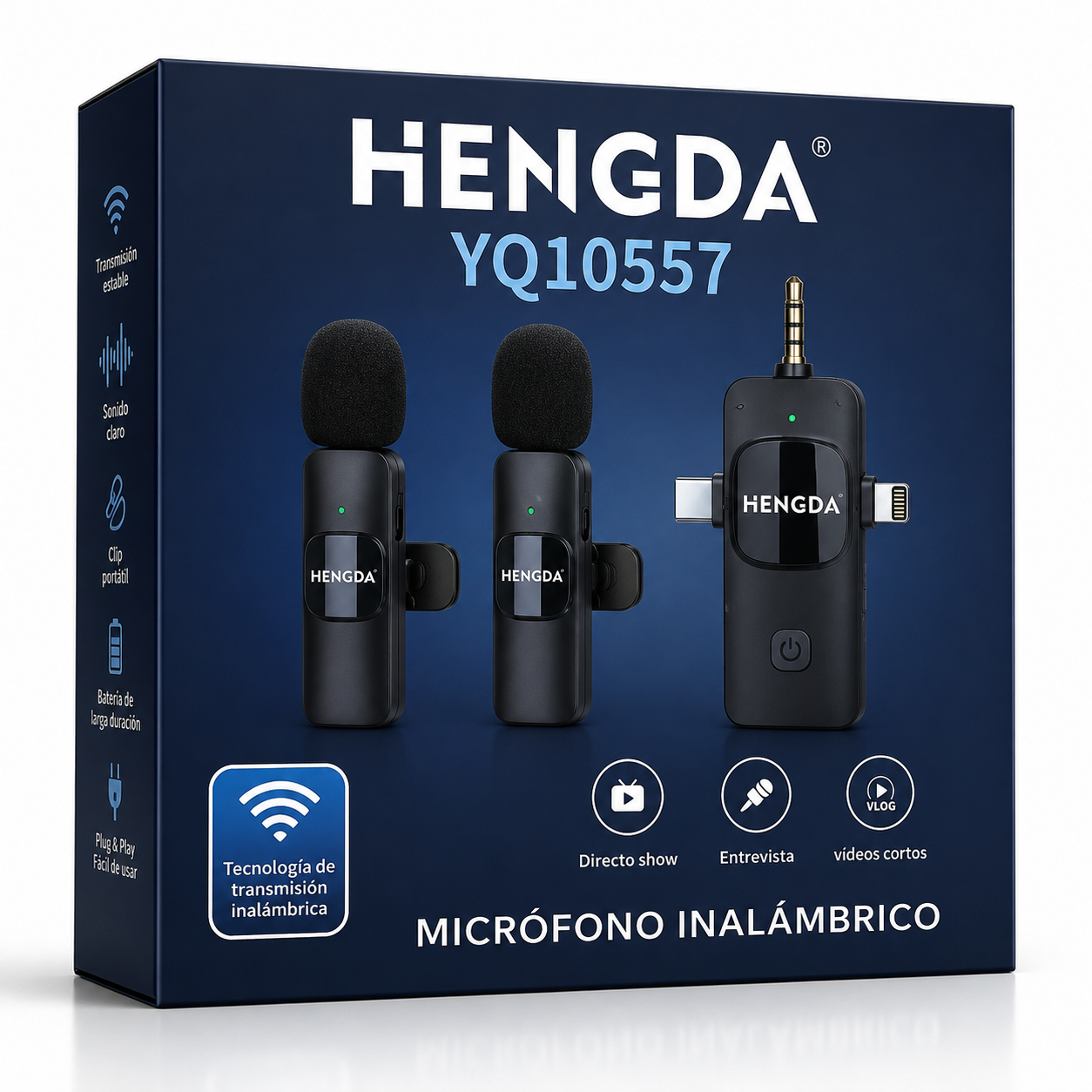 Microfono corbatero Hengda x2 tipo c ( Yq 10556)
