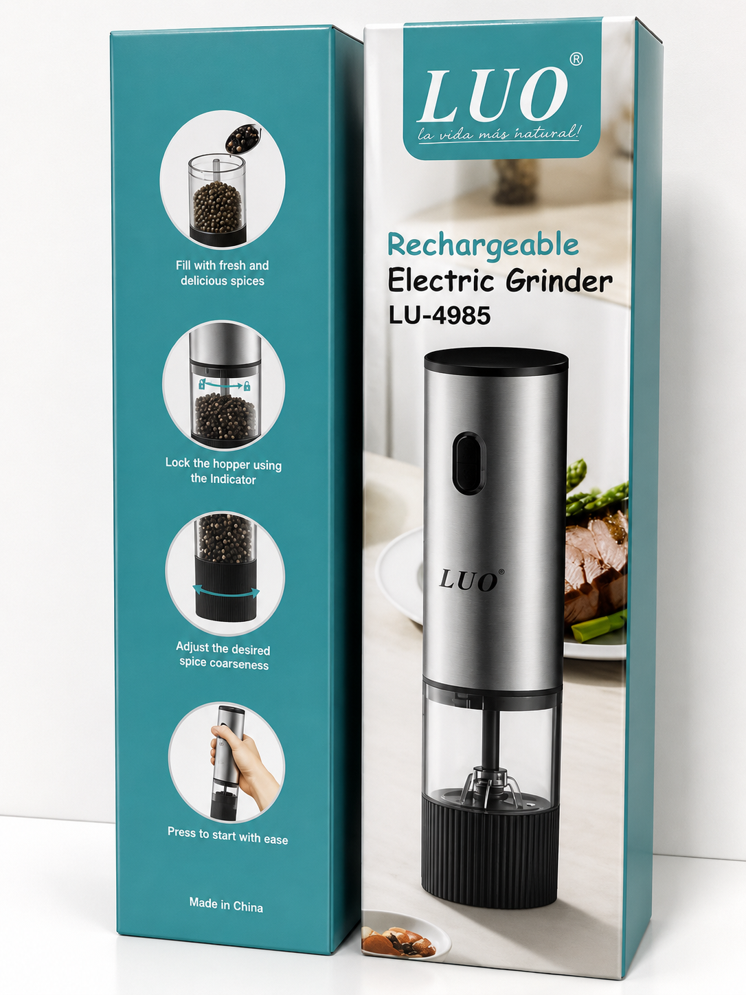 Moledor de granos electrico Luo (lu 4985)