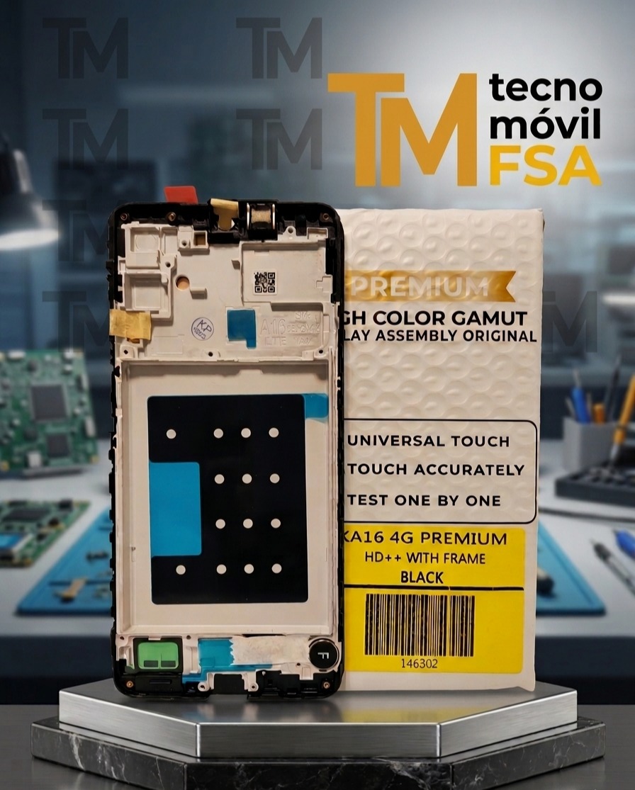 modulo samsung a16 premium con marco